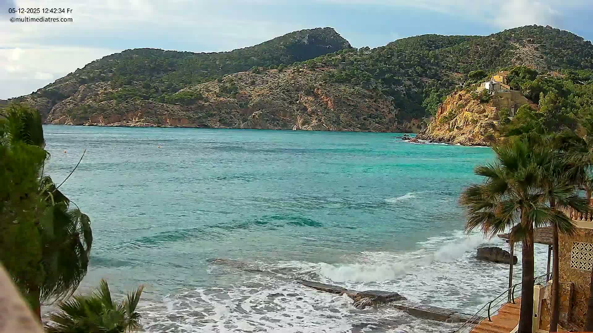 Mallorca Camp de Mar Roca Coast  Live Cam - Sierra de Tramontana, Mallorca, Islas Baleares (Balearic Islands), Spain