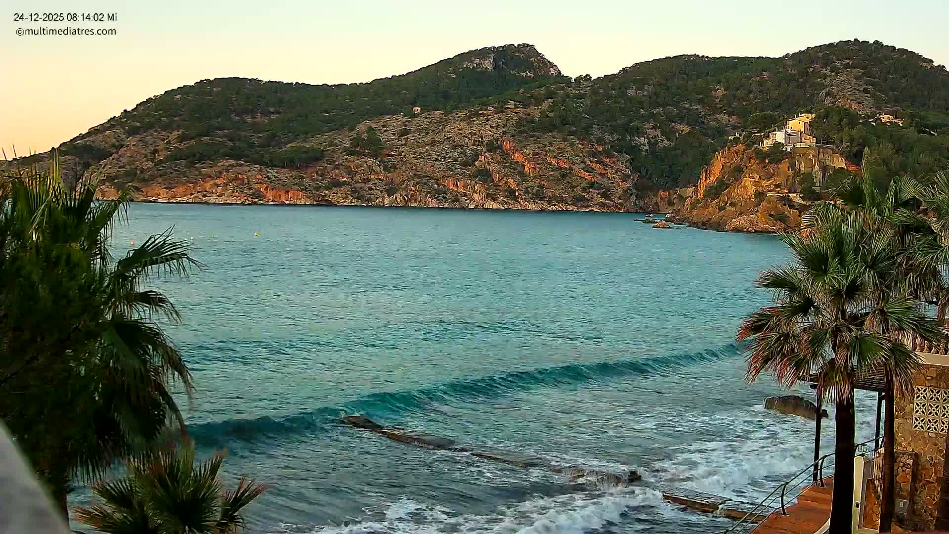 Mallorca, Camp de Mar Roca Coast  Live Cam - Sierra de Tramontana, Mallorca, Islas Baleares (Balearic Islands), Spain