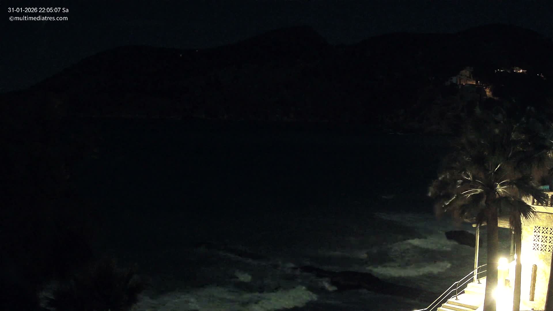 Mallorca, Camp de Mar Roca Coast  Live Cam - Sierra de Tramontana, Mallorca, Islas Baleares (Balearic Islands), Spain