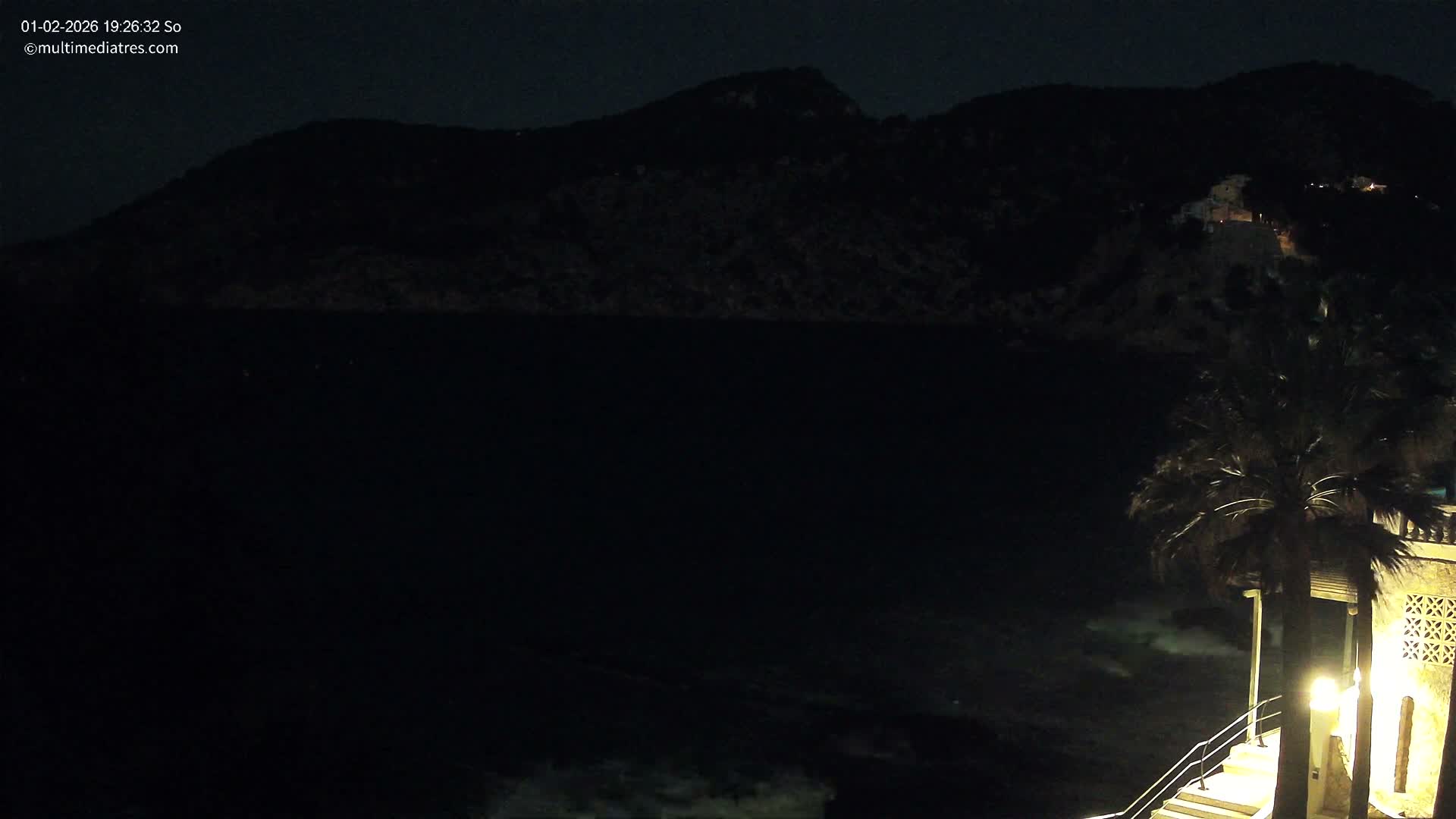 Mallorca, Camp de Mar Roca Coast  Live Cam - Sierra de Tramontana, Mallorca, Islas Baleares (Balearic Islands), Spain
