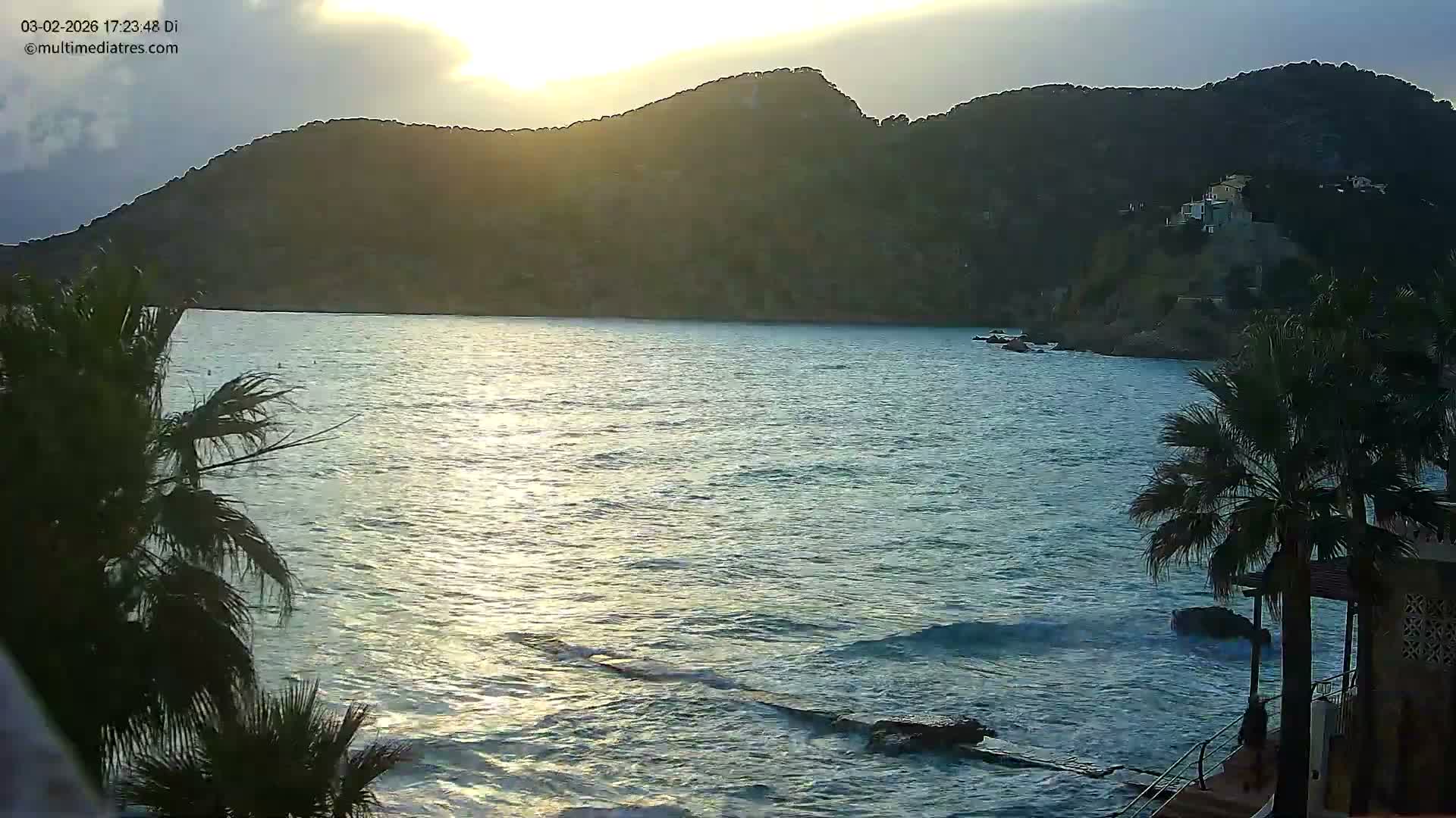Mallorca, Camp de Mar Roca Coast  Live Cam - Sierra de Tramontana, Mallorca, Islas Baleares (Balearic Islands), Spain