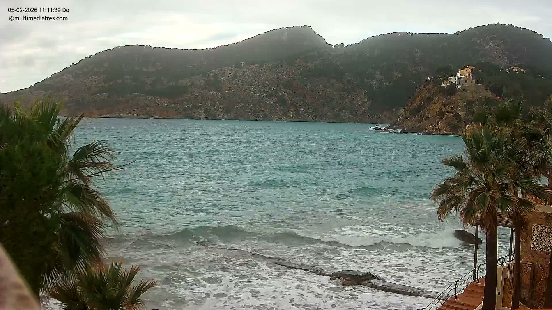 Mallorca, Camp de Mar Roca Coast  Live Cam - Sierra de Tramontana, Mallorca, Islas Baleares (Balearic Islands), Spain