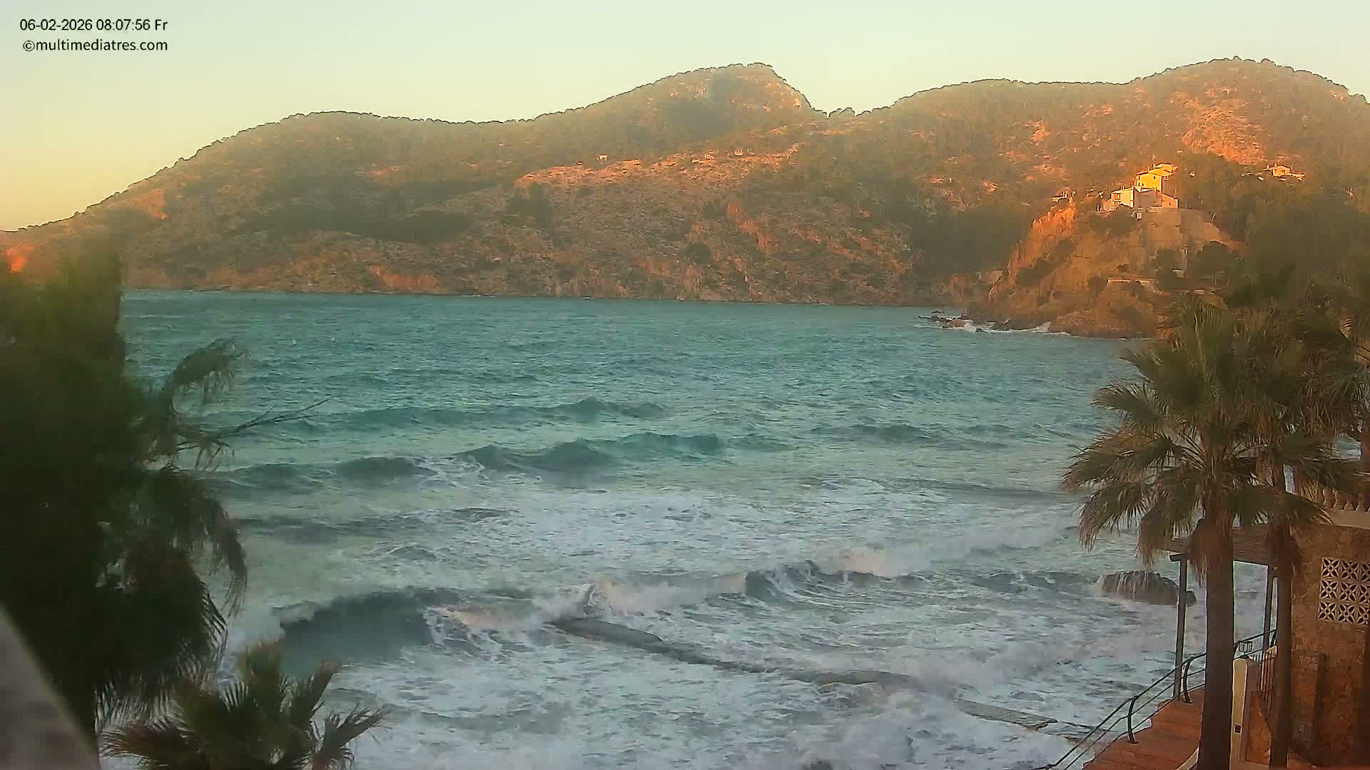 Mallorca, Camp de Mar Roca Coast  Live Cam - Sierra de Tramontana, Mallorca, Islas Baleares (Balearic Islands), Spain