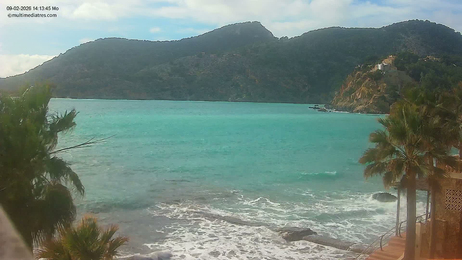 Mallorca, Camp de Mar Roca Coast  Live Cam - Sierra de Tramontana, Mallorca, Islas Baleares (Balearic Islands), Spain