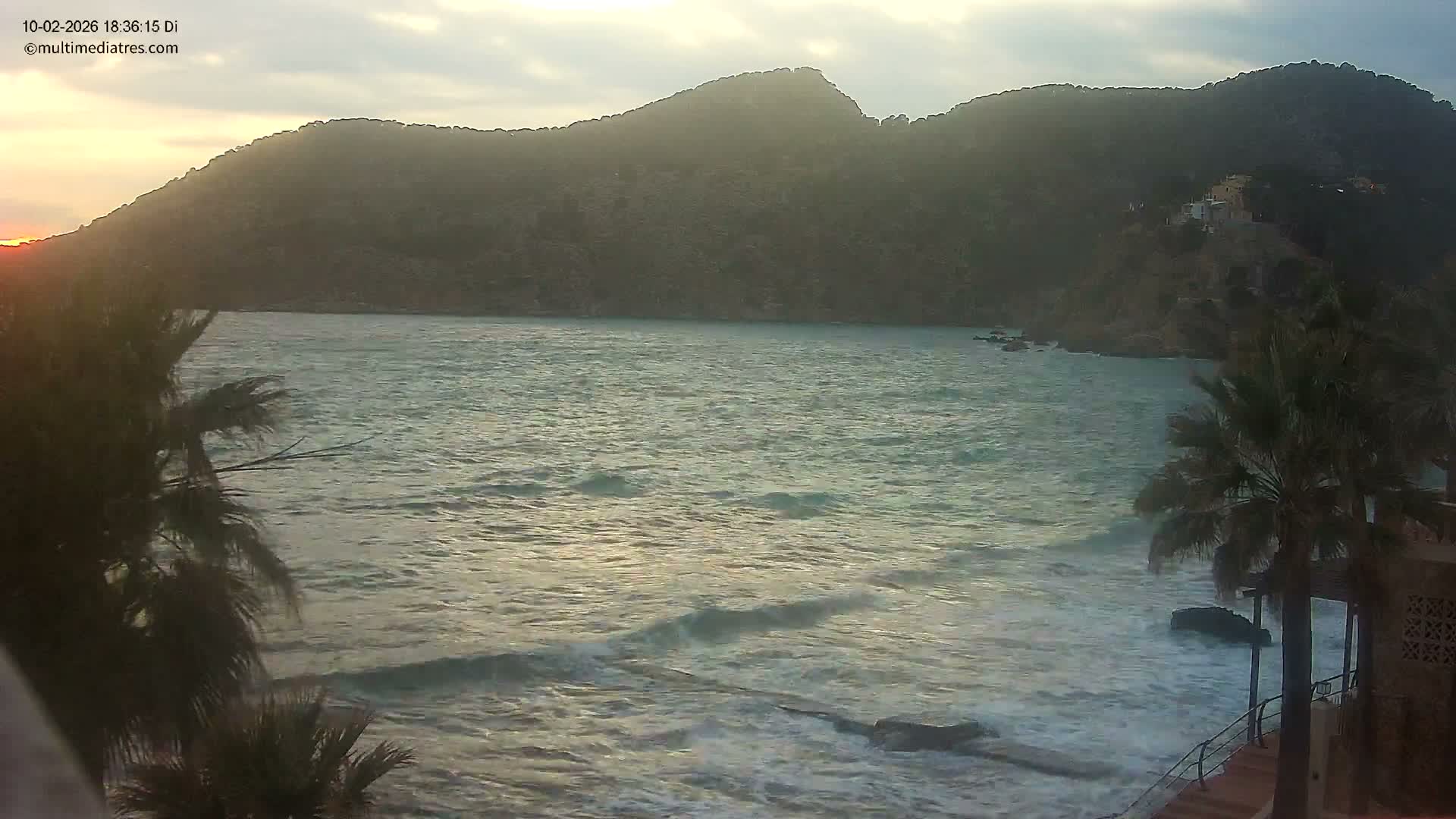 Mallorca, Camp de Mar Roca Coast  Live Cam - Sierra de Tramontana, Mallorca, Islas Baleares (Balearic Islands), Spain