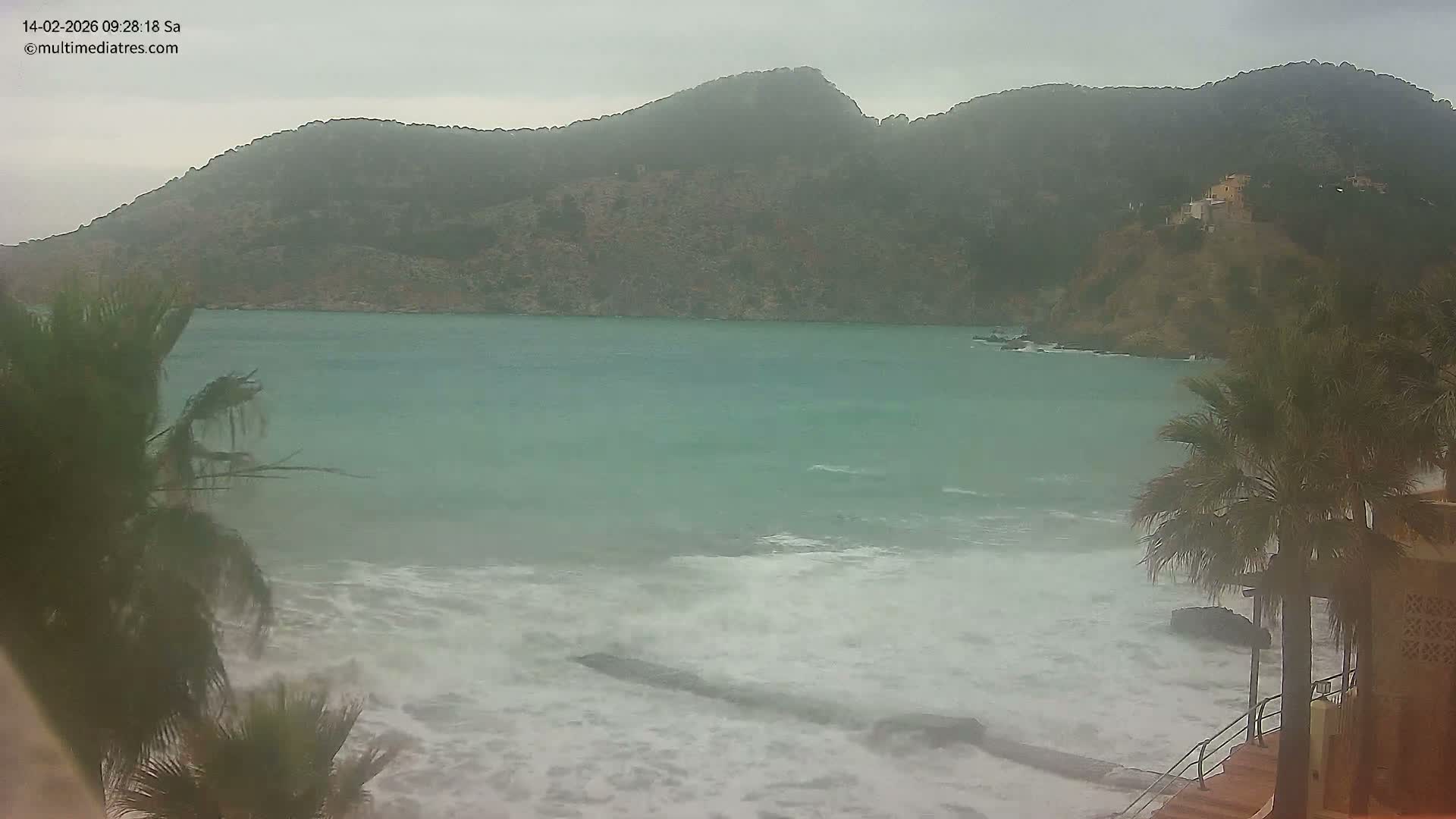 Mallorca, Camp de Mar Roca Coast  Live Cam - Sierra de Tramontana, Mallorca, Islas Baleares (Balearic Islands), Spain