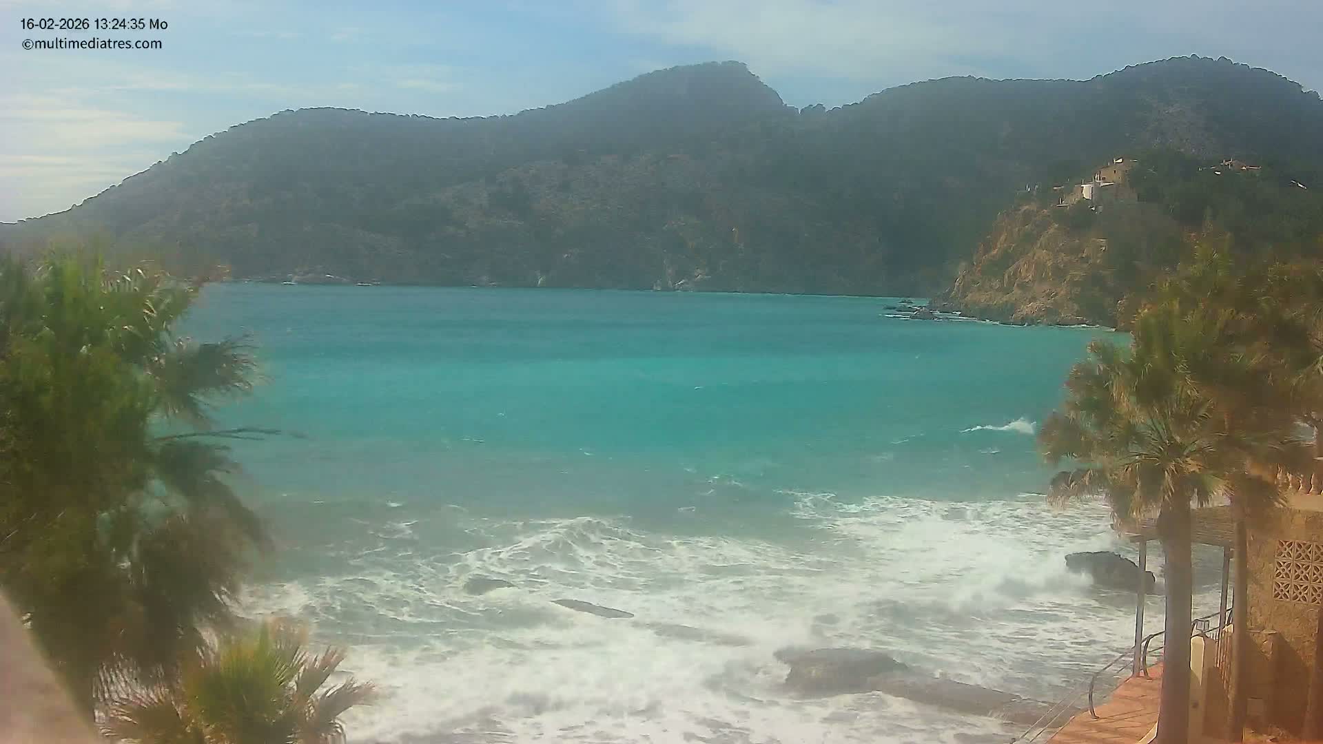 Mallorca, Camp de Mar Roca Coast  Live Cam - Sierra de Tramontana, Mallorca, Islas Baleares (Balearic Islands), Spain
