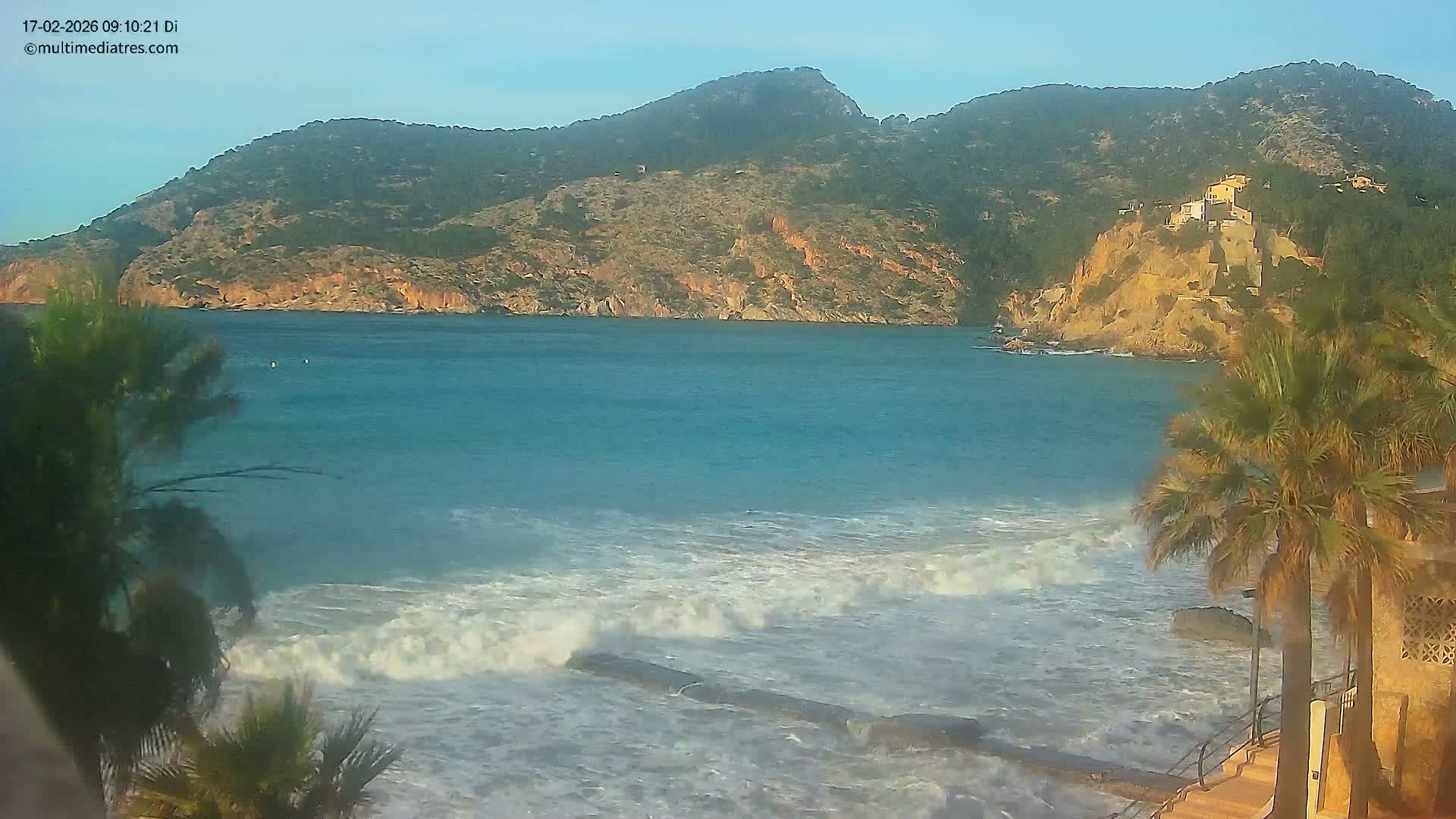 Mallorca, Camp de Mar Roca Coast  Live Cam - Sierra de Tramontana, Mallorca, Islas Baleares (Balearic Islands), Spain