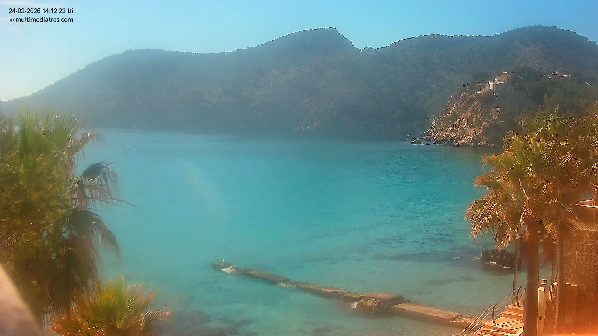 Mallorca, Camp de Mar Roca Coast  Live Cam - Sierra de Tramontana, Mallorca, Islas Baleares (Balearic Islands), Spain