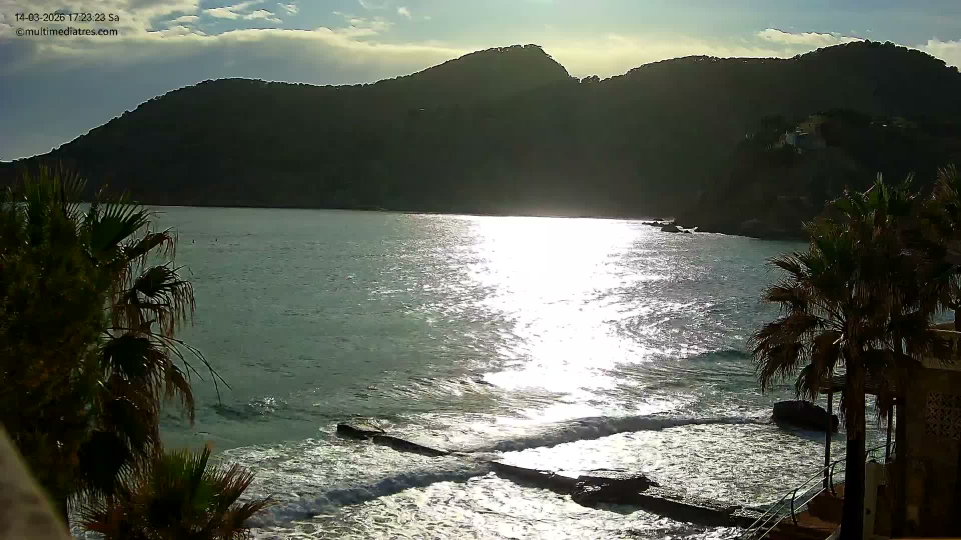 Mallorca, Camp de Mar Roca Coast  Live Cam - Sierra de Tramontana, Mallorca, Islas Baleares (Balearic Islands), Spain
