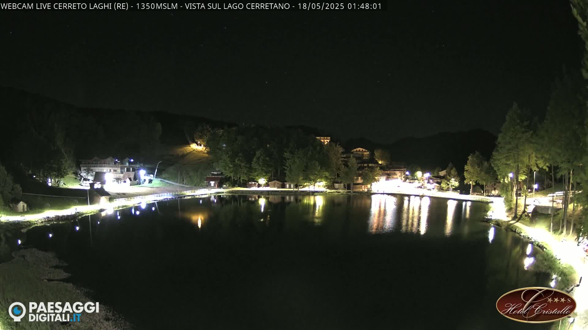 Cerreto Laghi Lake & Alpe di Succiso (Alp of Succiso Mount) Panaromic Live Cam -  Reggio Emilia, Emilia-Romagna, Italy