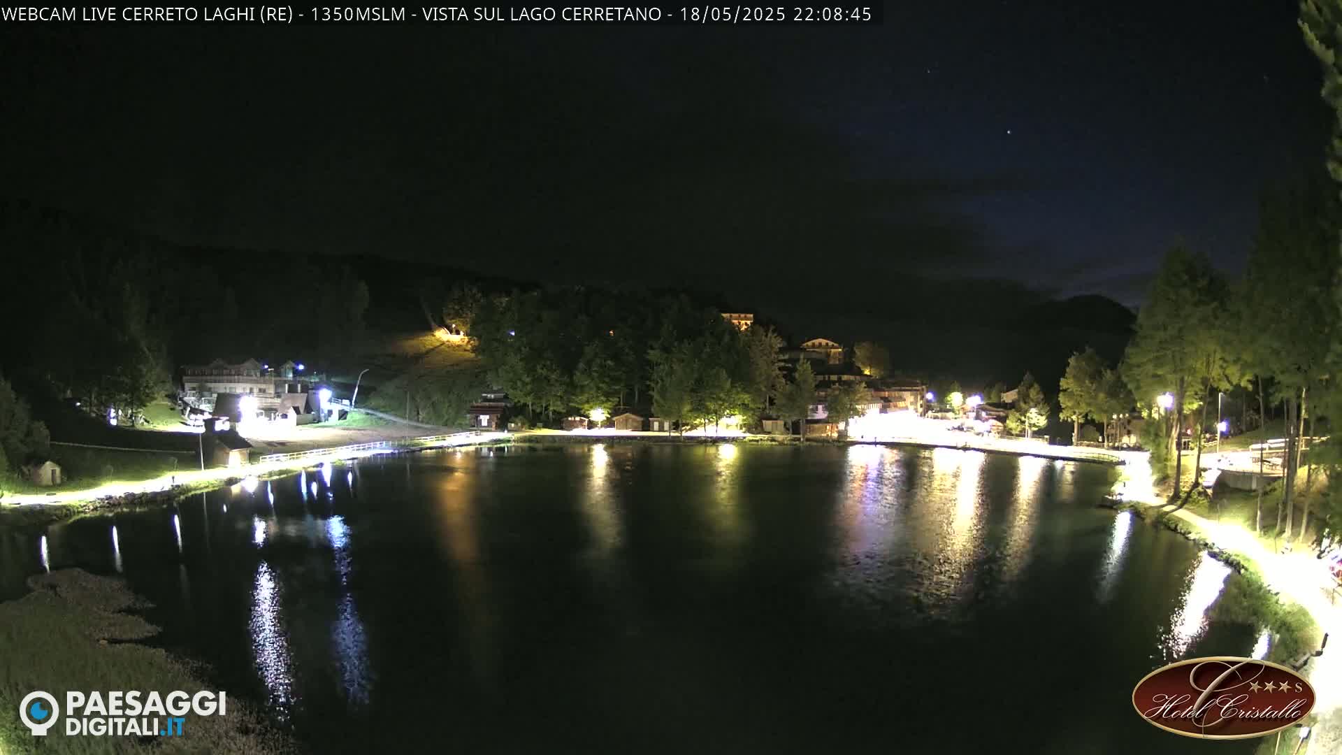 Cerreto Laghi Lake & Alpe di Succiso (Alp of Succiso Mount) Panaromic Live Cam -  Reggio Emilia, Emilia-Romagna, Italy