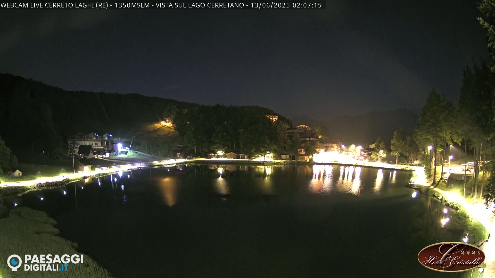 Cerreto Laghi Lake & Alpe di Succiso (Alp of Succiso Mount) Panaromic Live Cam -  Reggio Emilia, Emilia-Romagna, Italy