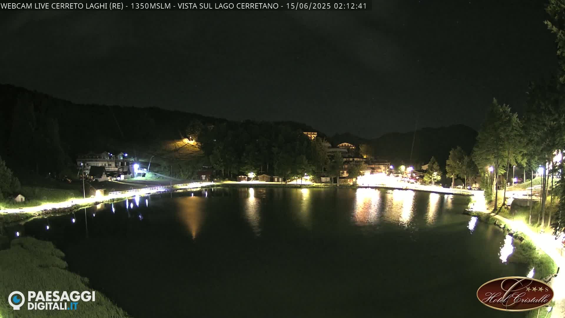 Cerreto Laghi Lake & Alpe di Succiso (Alp of Succiso Mount) Panaromic Live Cam -  Reggio Emilia, Emilia-Romagna, Italy