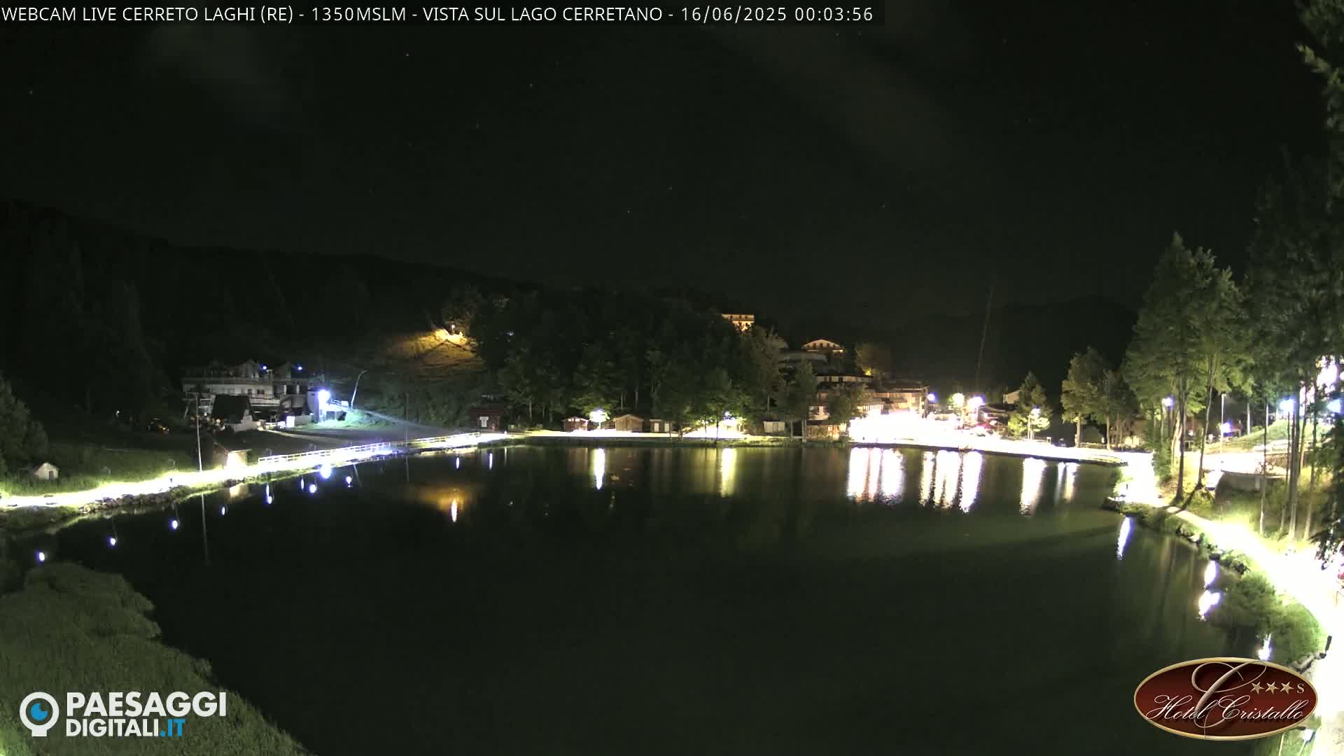 Cerreto Laghi Lake & Alpe di Succiso (Alp of Succiso Mount) Panaromic Live Cam -  Reggio Emilia, Emilia-Romagna, Italy