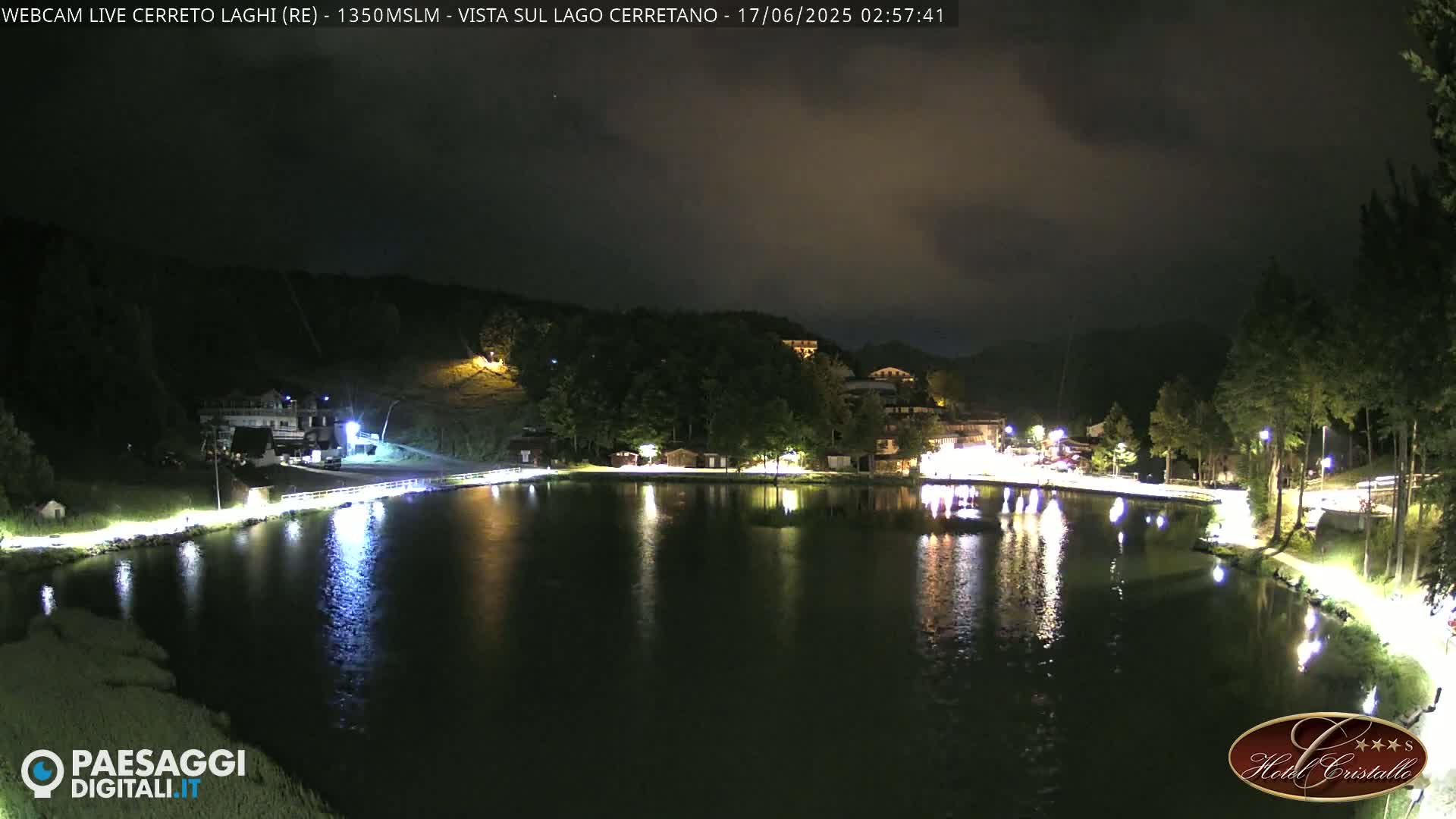 Cerreto Laghi Lake & Alpe di Succiso (Alp of Succiso Mount) Panaromic Live Cam -  Reggio Emilia, Emilia-Romagna, Italy