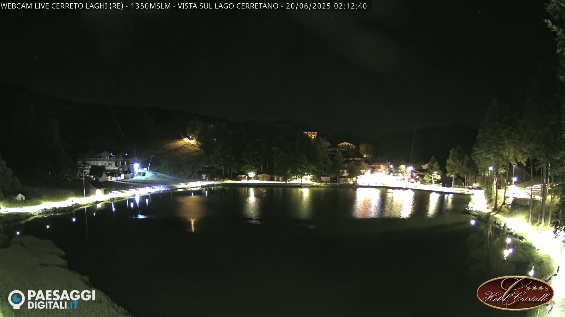 Cerreto Laghi Lake & Alpe di Succiso (Alp of Succiso Mount) Panaromic Live Cam -  Reggio Emilia, Emilia-Romagna, Italy