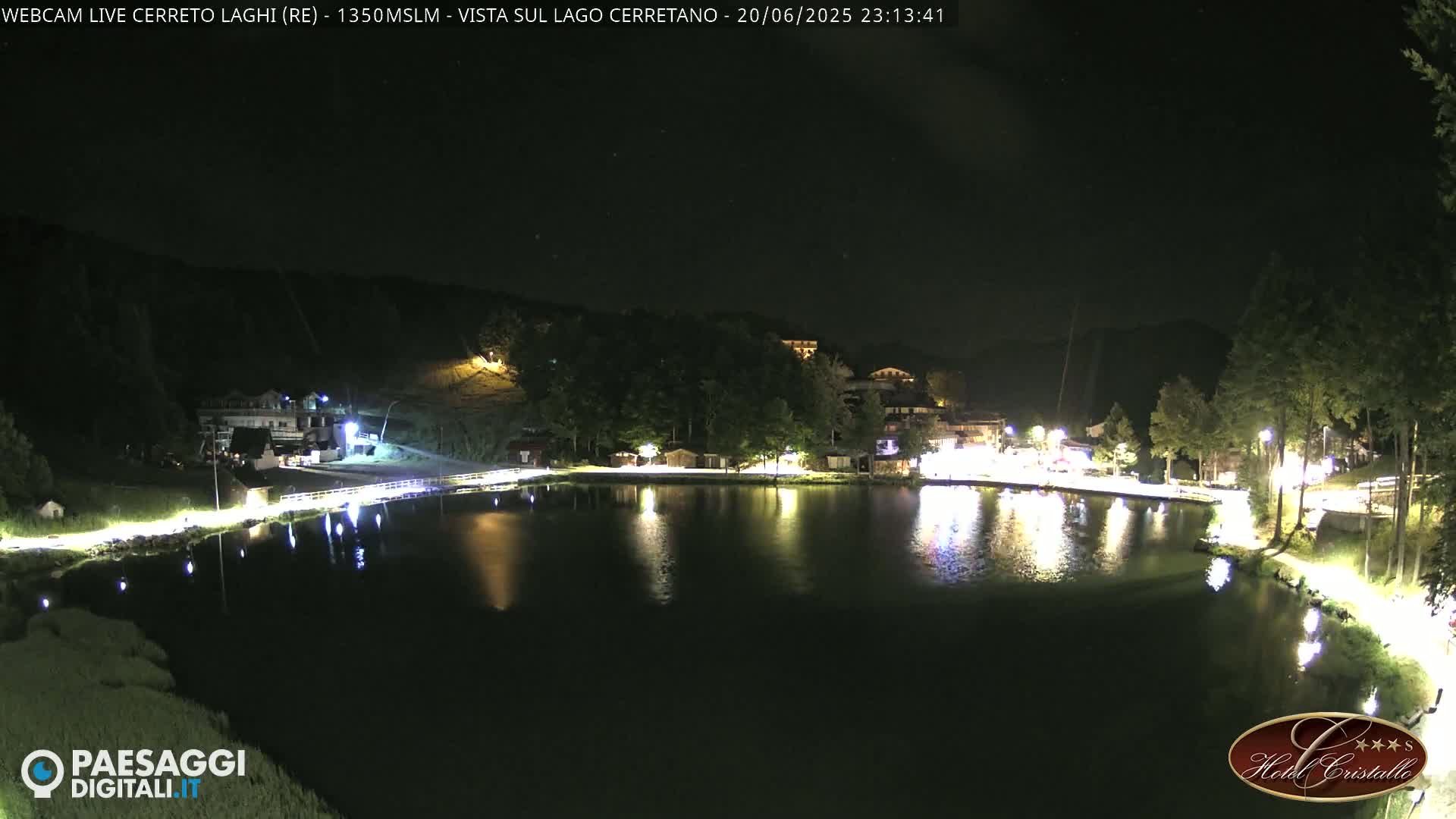 Cerreto Laghi Lake & Alpe di Succiso (Alp of Succiso Mount) Panaromic Live Cam -  Reggio Emilia, Emilia-Romagna, Italy
