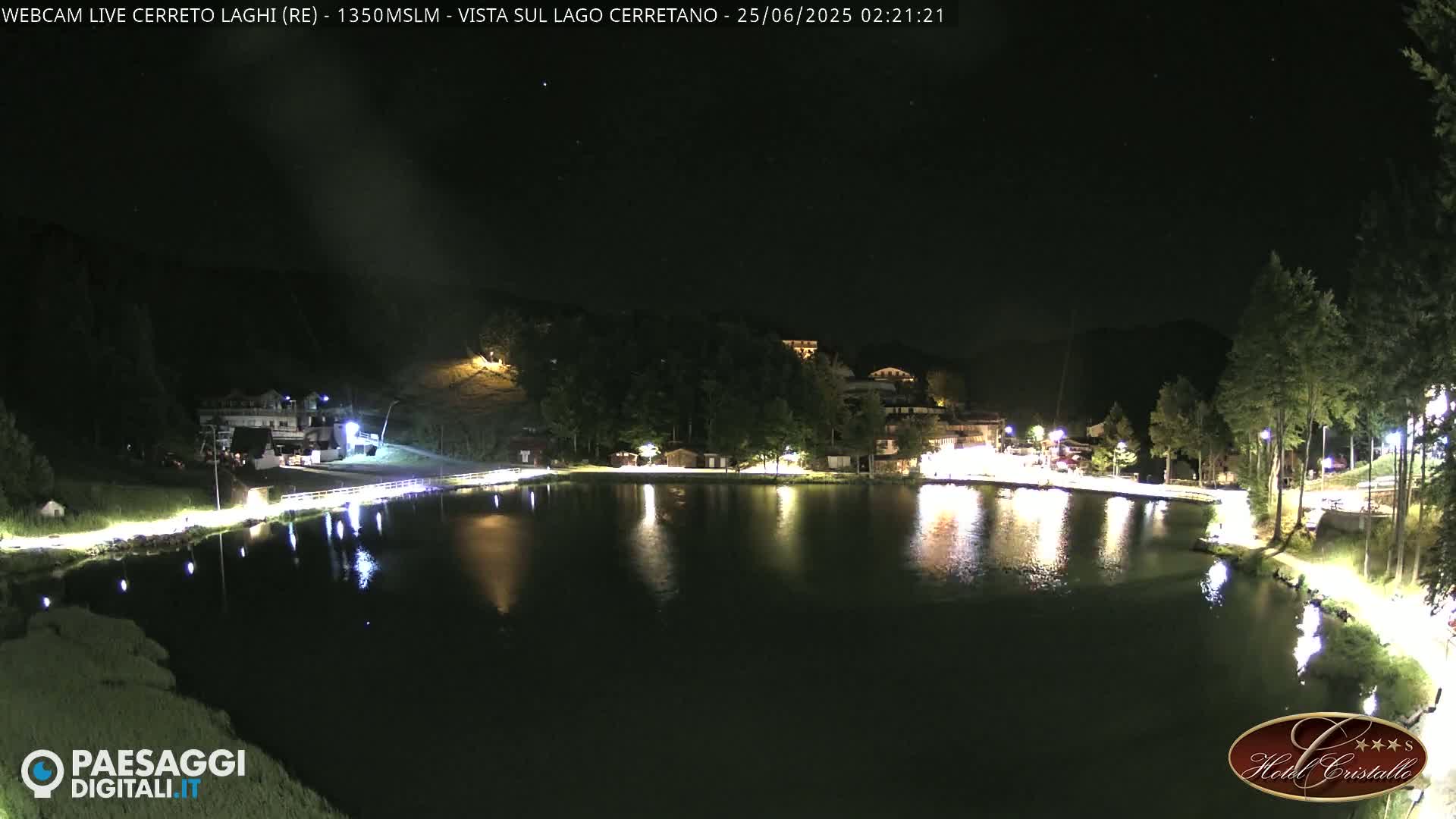 Cerreto Laghi Lake & Alpe di Succiso (Alp of Succiso Mount) Panaromic Live Cam -  Reggio Emilia, Emilia-Romagna, Italy