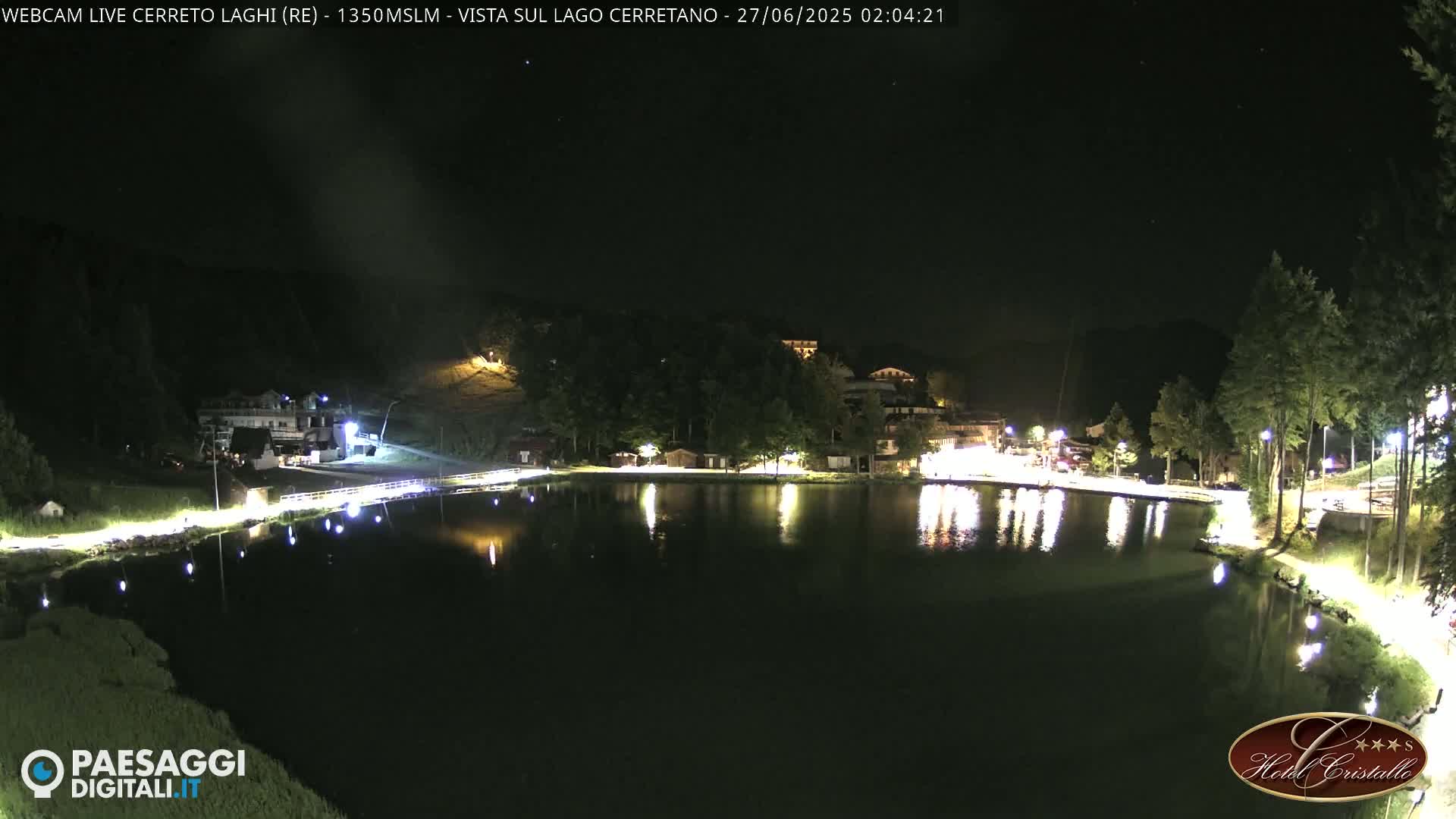 Cerreto Laghi Lake & Alpe di Succiso (Alp of Succiso Mount) Panaromic Live Cam -  Reggio Emilia, Emilia-Romagna, Italy