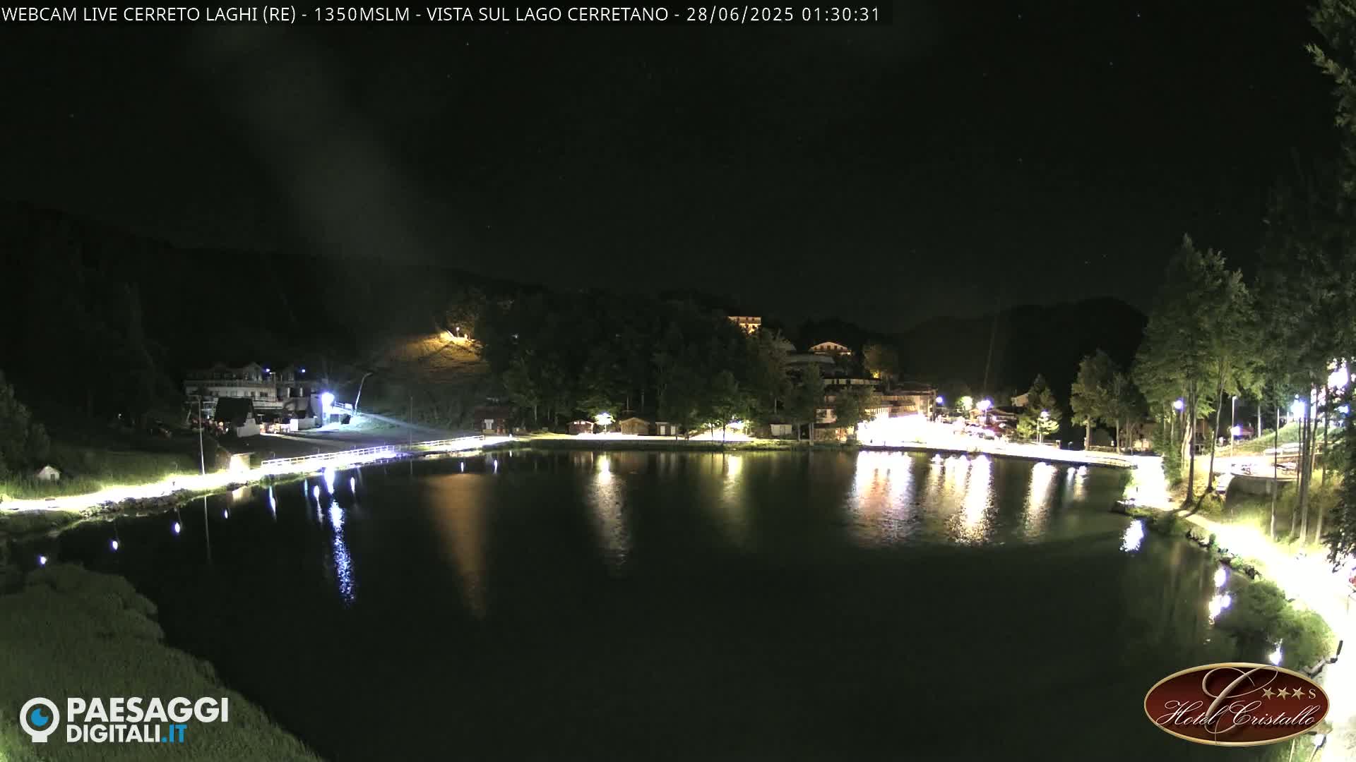 Cerreto Laghi Lake & Alpe di Succiso (Alp of Succiso Mount) Panaromic Live Cam -  Reggio Emilia, Emilia-Romagna, Italy