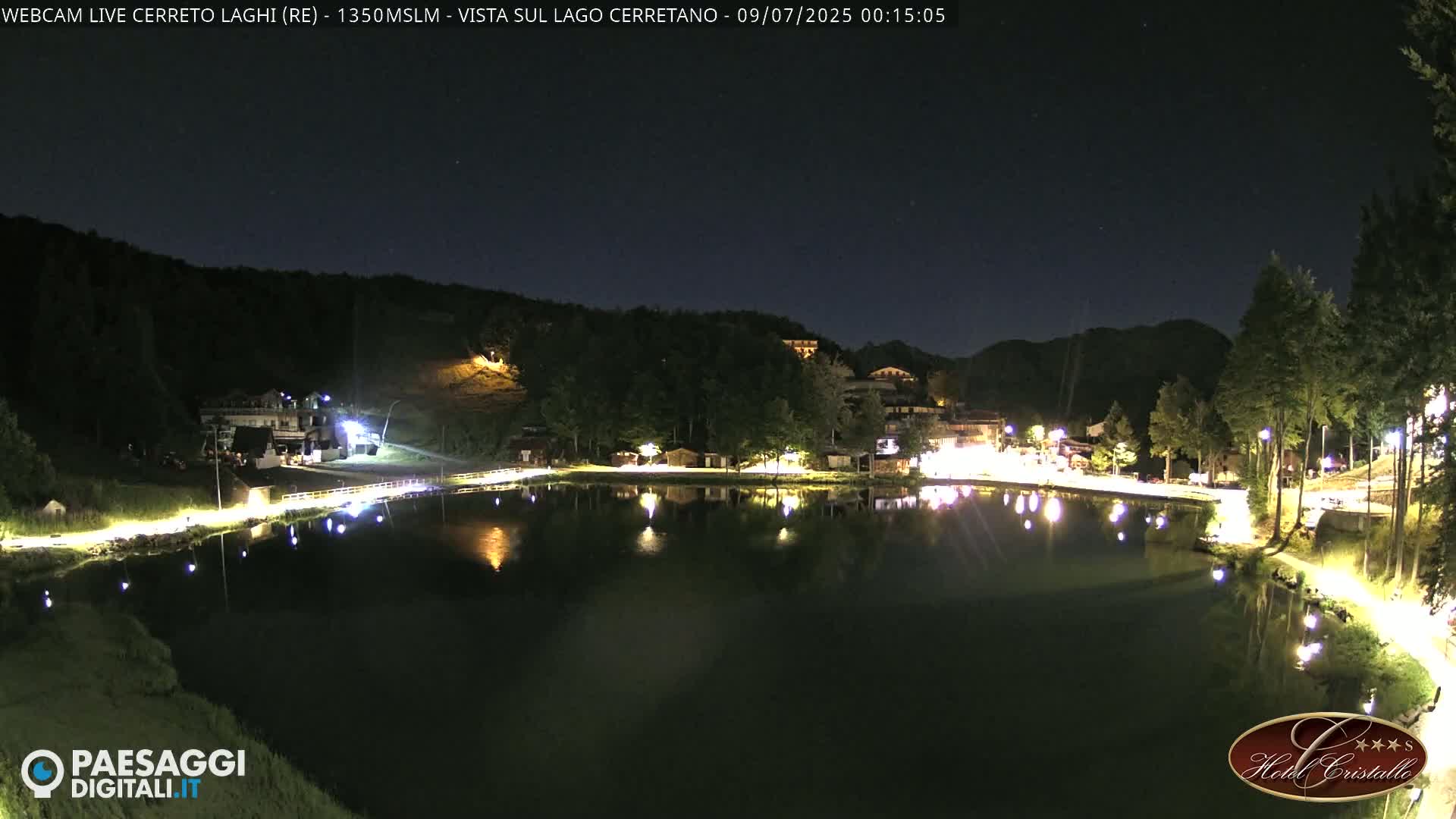 Cerreto Laghi Lake & Alpe di Succiso (Alp of Succiso Mount) Panaromic Live Cam -  Reggio Emilia, Emilia-Romagna, Italy