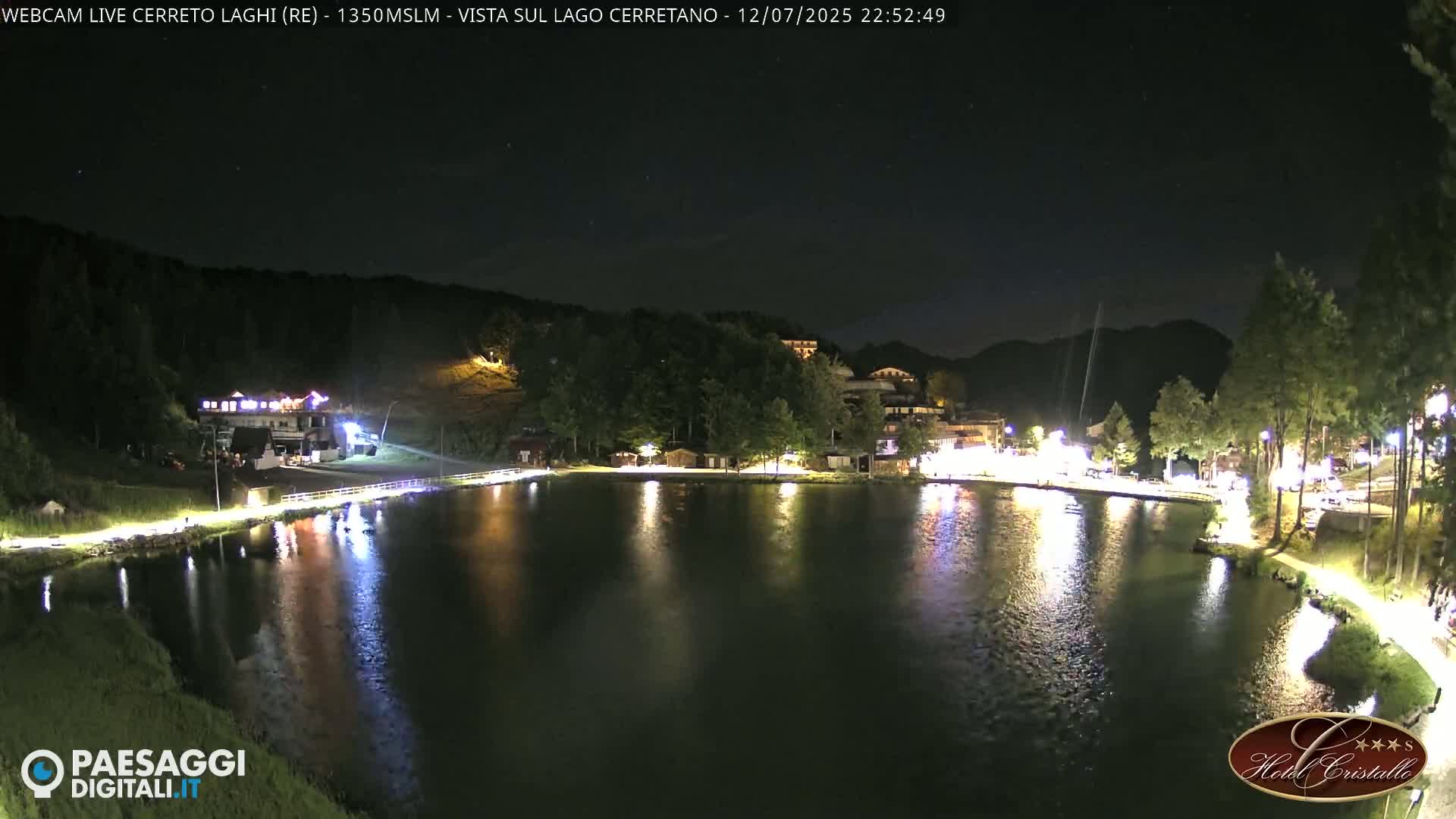 Cerreto Laghi Lake & Alpe di Succiso (Alp of Succiso Mount) Panaromic Live Cam -  Reggio Emilia, Emilia-Romagna, Italy
