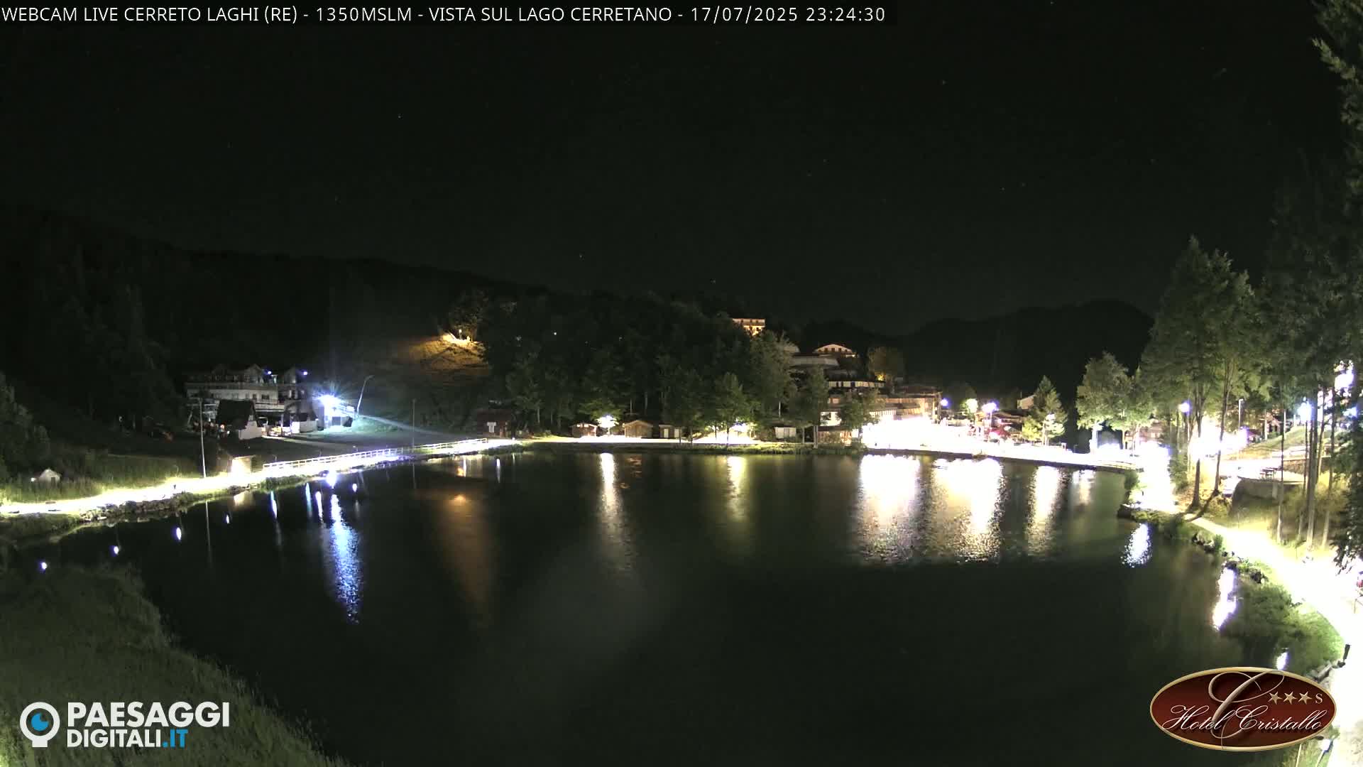Cerreto Laghi Lake & Alpe di Succiso (Alp of Succiso Mount) Panaromic Live Cam -  Reggio Emilia, Emilia-Romagna, Italy