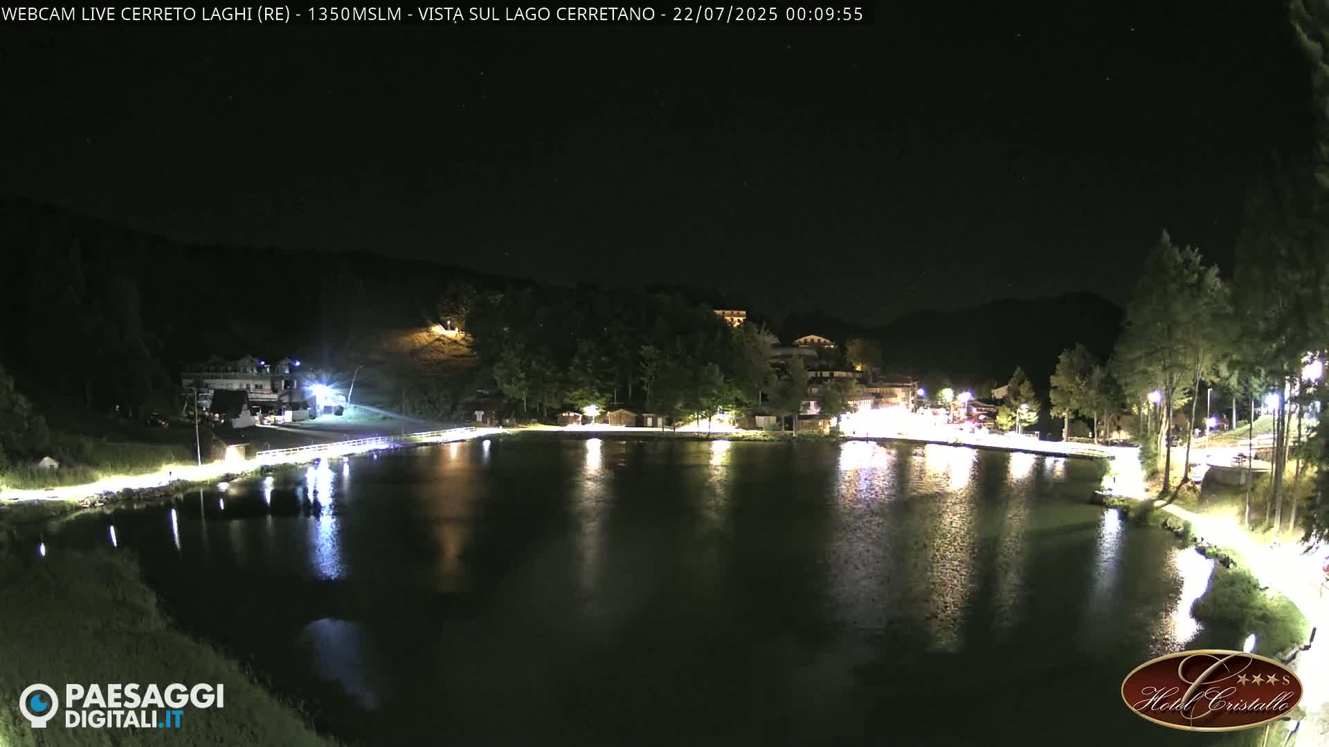 Cerreto Laghi Lake & Alpe di Succiso (Alp of Succiso Mount) Panaromic Live Cam -  Reggio Emilia, Emilia-Romagna, Italy