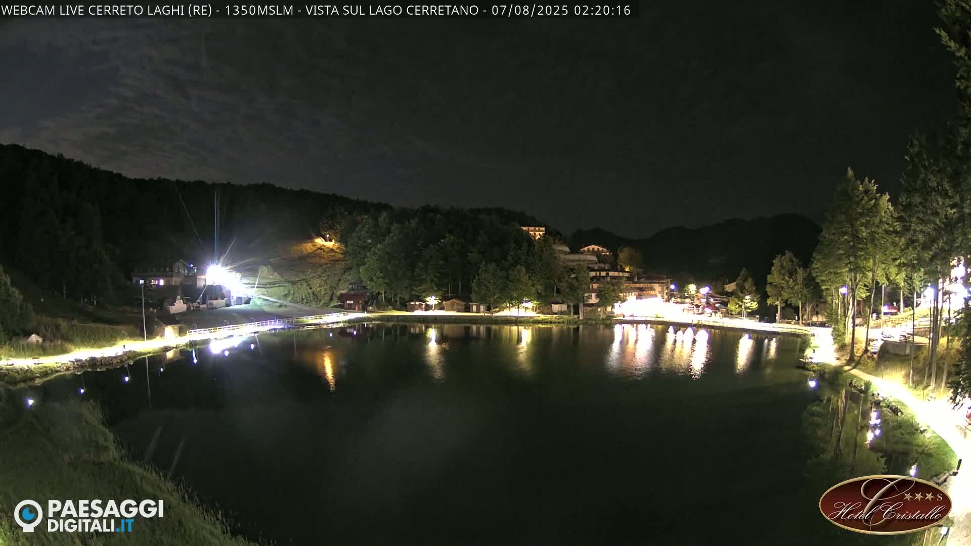 Cerreto Laghi Lake & Alpe di Succiso (Alp of Succiso Mount) Panaromic Live Cam -  Reggio Emilia, Emilia-Romagna, Italy