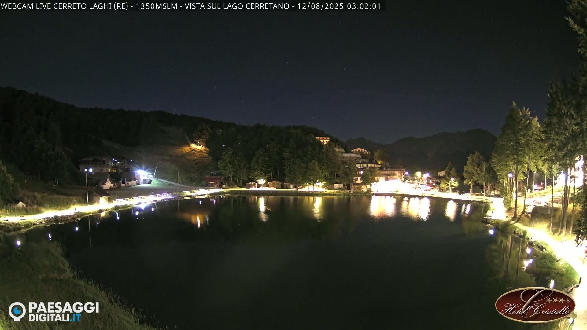 Cerreto Laghi Lake & Alpe di Succiso (Alp of Succiso Mount) Panaromic Live Cam -  Reggio Emilia, Emilia-Romagna, Italy