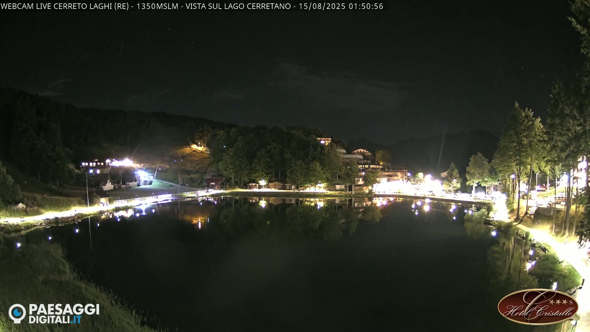 Cerreto Laghi Lake & Alpe di Succiso (Alp of Succiso Mount) Panaromic Live Cam -  Reggio Emilia, Emilia-Romagna, Italy