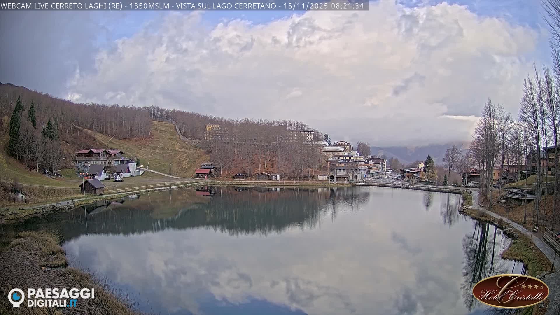 Cerreto Laghi Lake & Alpe di Succiso (Alp of Succiso Mount) Panaromic Live Cam -  Reggio Emilia, Emilia-Romagna, Italy
