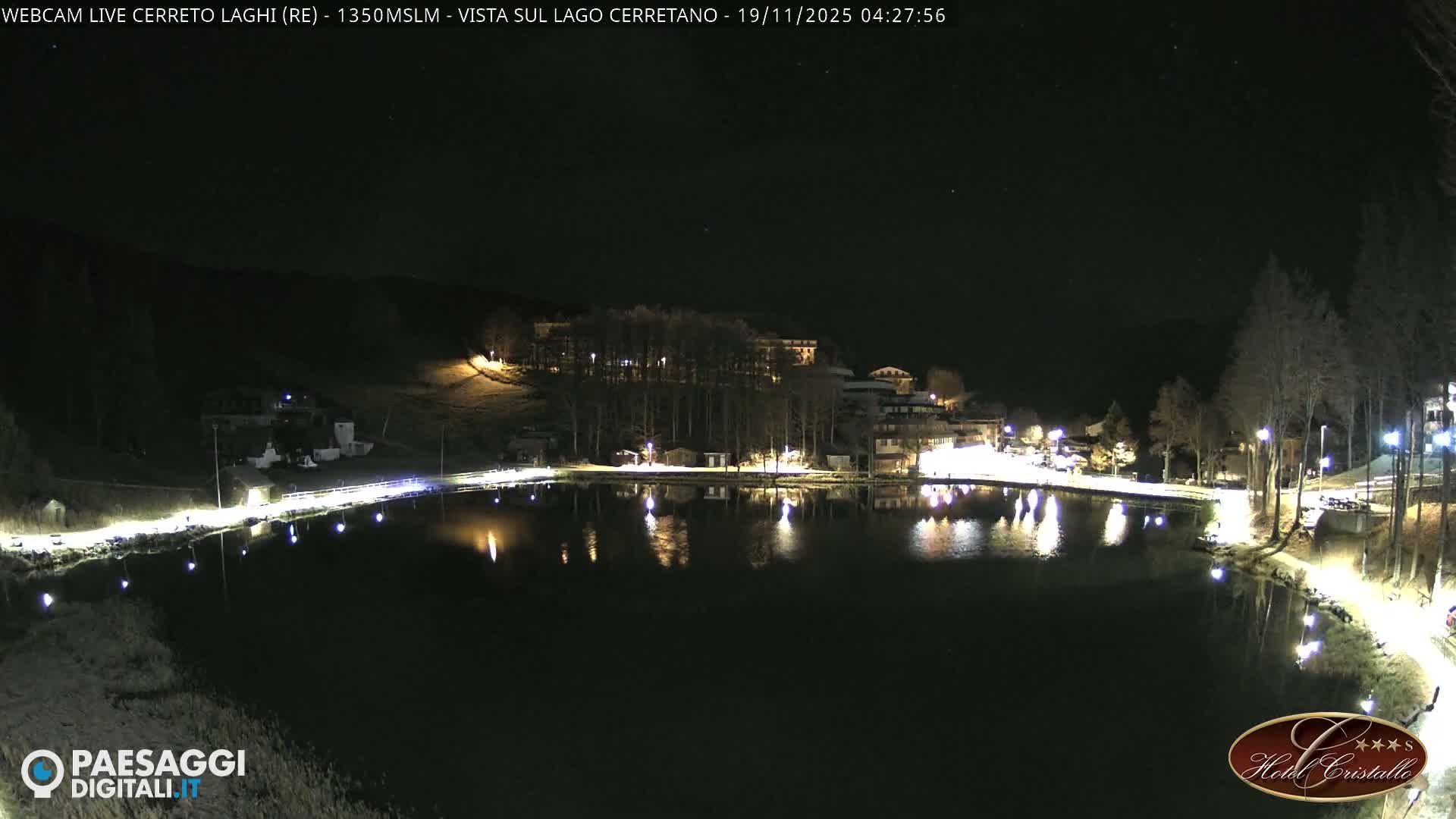 Cerreto Laghi Lake & Alpe di Succiso (Alp of Succiso Mount) Panaromic Live Cam -  Reggio Emilia, Emilia-Romagna, Italy