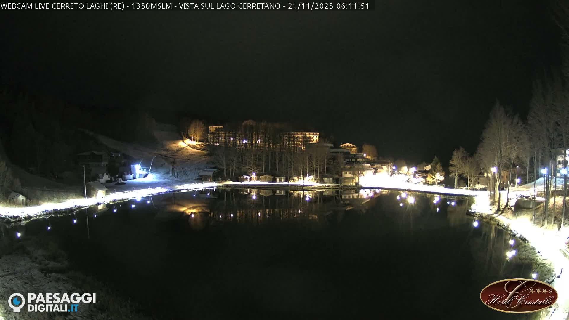 Cerreto Laghi Lake & Alpe di Succiso (Alp of Succiso Mount) Panaromic Live Cam -  Reggio Emilia, Emilia-Romagna, Italy