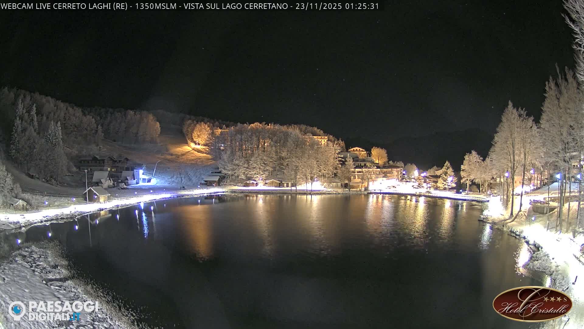 Cerreto Laghi Lake & Alpe di Succiso (Alp of Succiso Mount) Panaromic Live Cam -  Reggio Emilia, Emilia-Romagna, Italy