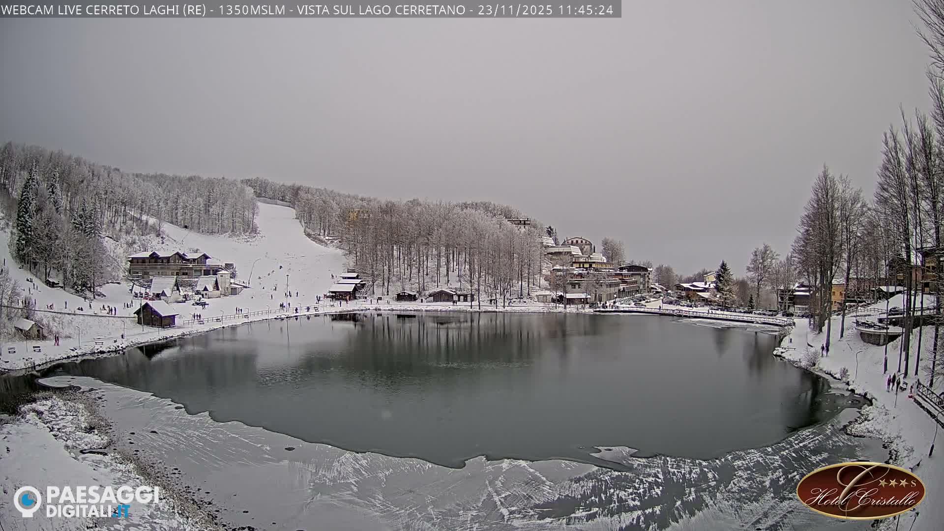 Cerreto Laghi Lake & Alpe di Succiso (Alp of Succiso Mount) Panaromic Live Cam -  Reggio Emilia, Emilia-Romagna, Italy