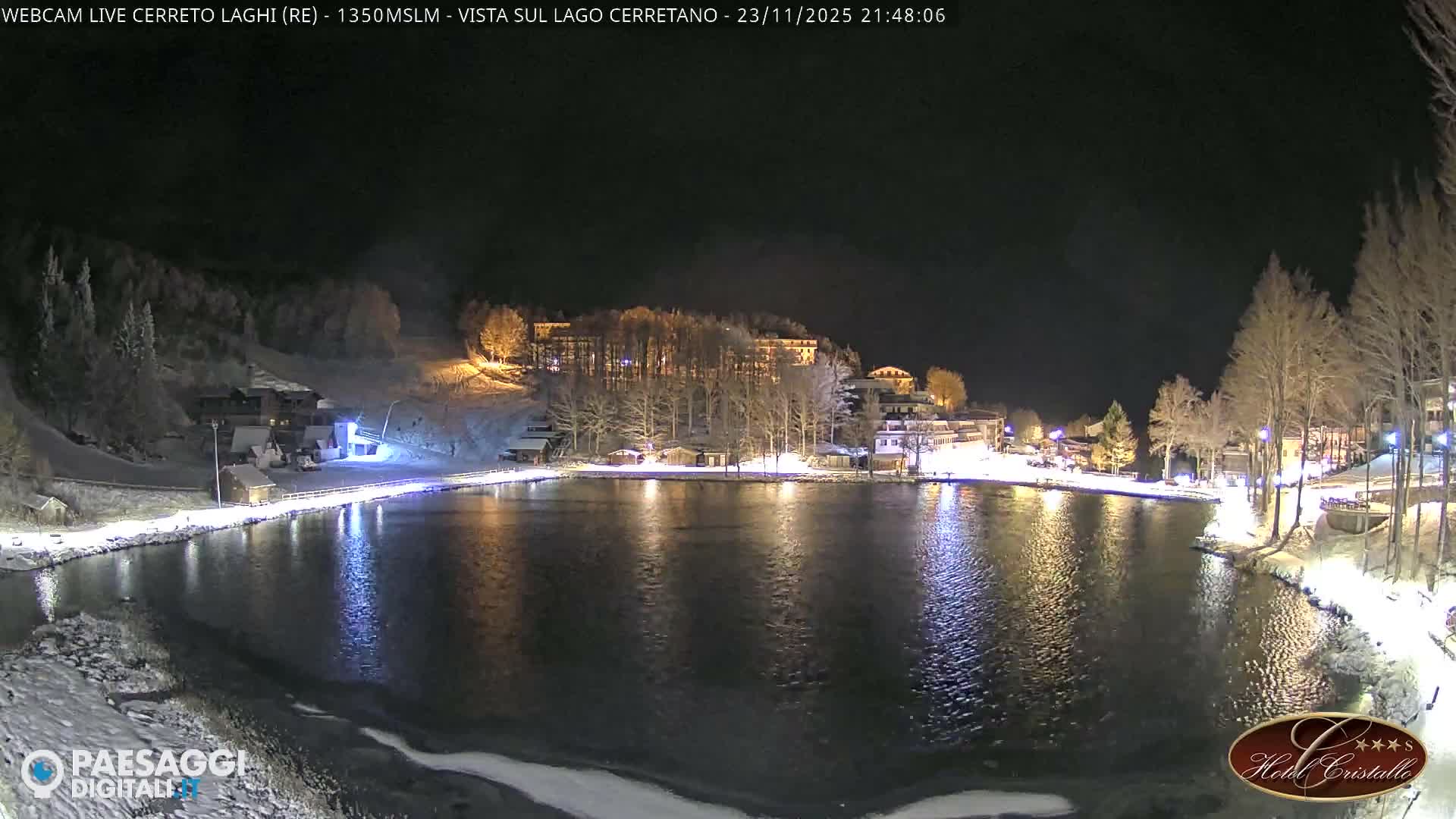 Cerreto Laghi Lake & Alpe di Succiso (Alp of Succiso Mount) Panaromic Live Cam -  Reggio Emilia, Emilia-Romagna, Italy
