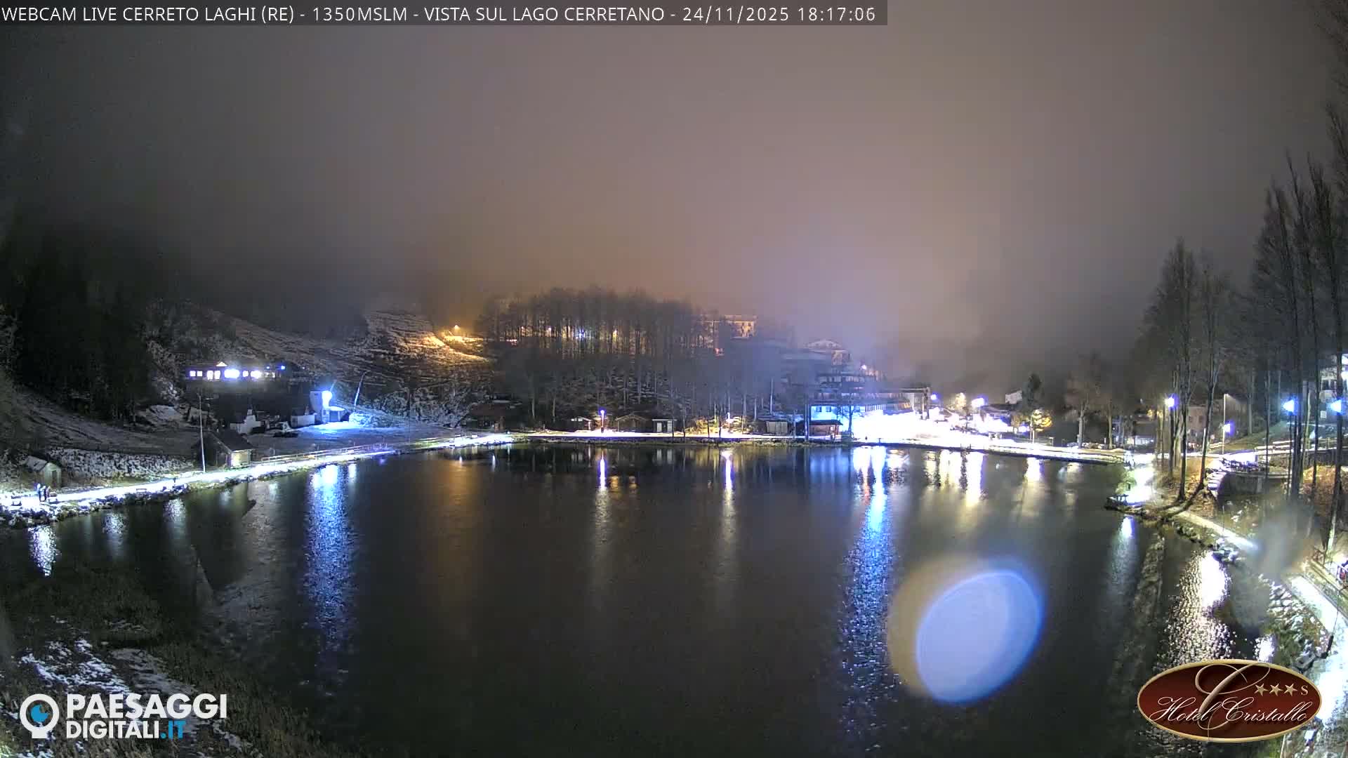 Cerreto Laghi Lake & Alpe di Succiso (Alp of Succiso Mount) Panaromic Live Cam -  Reggio Emilia, Emilia-Romagna, Italy