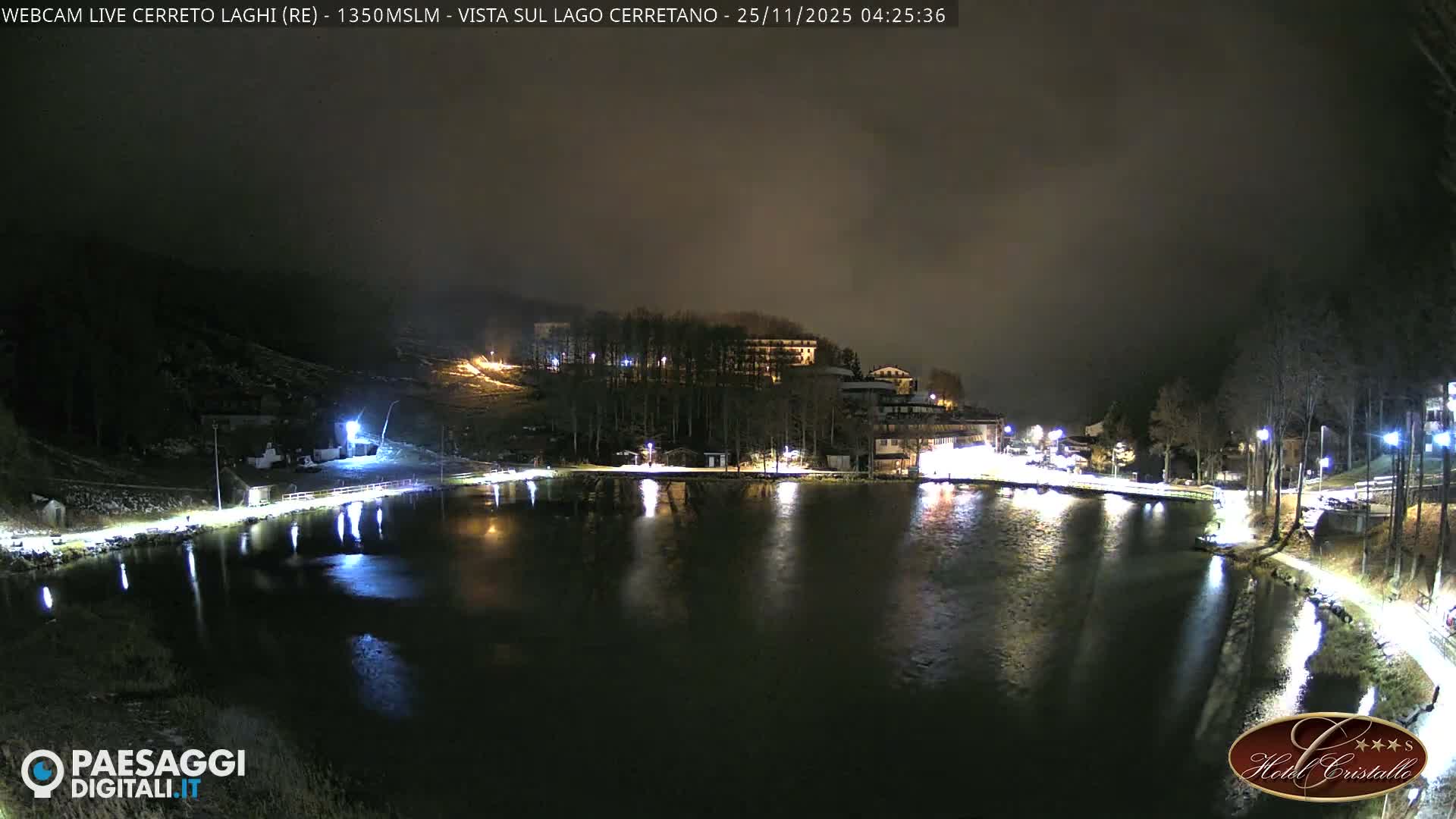 Cerreto Laghi Lake & Alpe di Succiso (Alp of Succiso Mount) Panaromic Live Cam -  Reggio Emilia, Emilia-Romagna, Italy