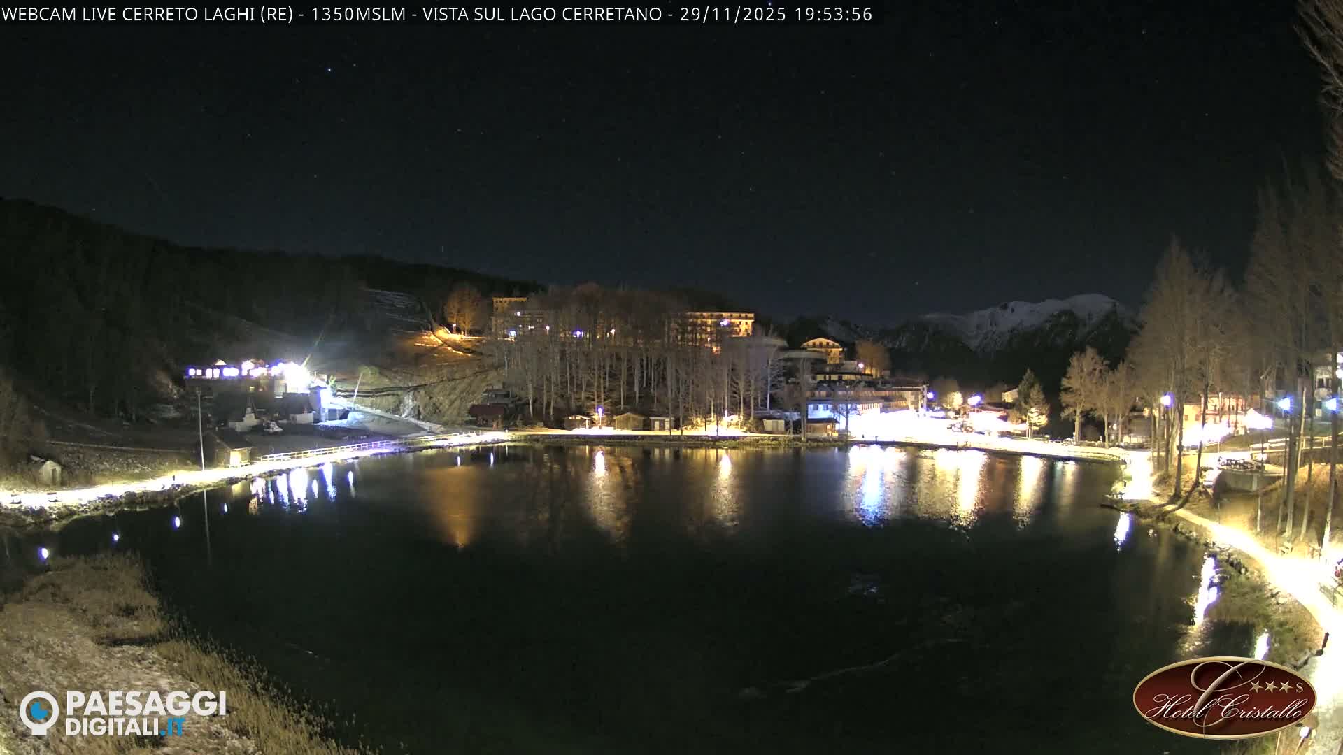 Cerreto Laghi Lake & Alpe di Succiso (Alp of Succiso Mount) Panaromic Live Cam -  Reggio Emilia, Emilia-Romagna, Italy