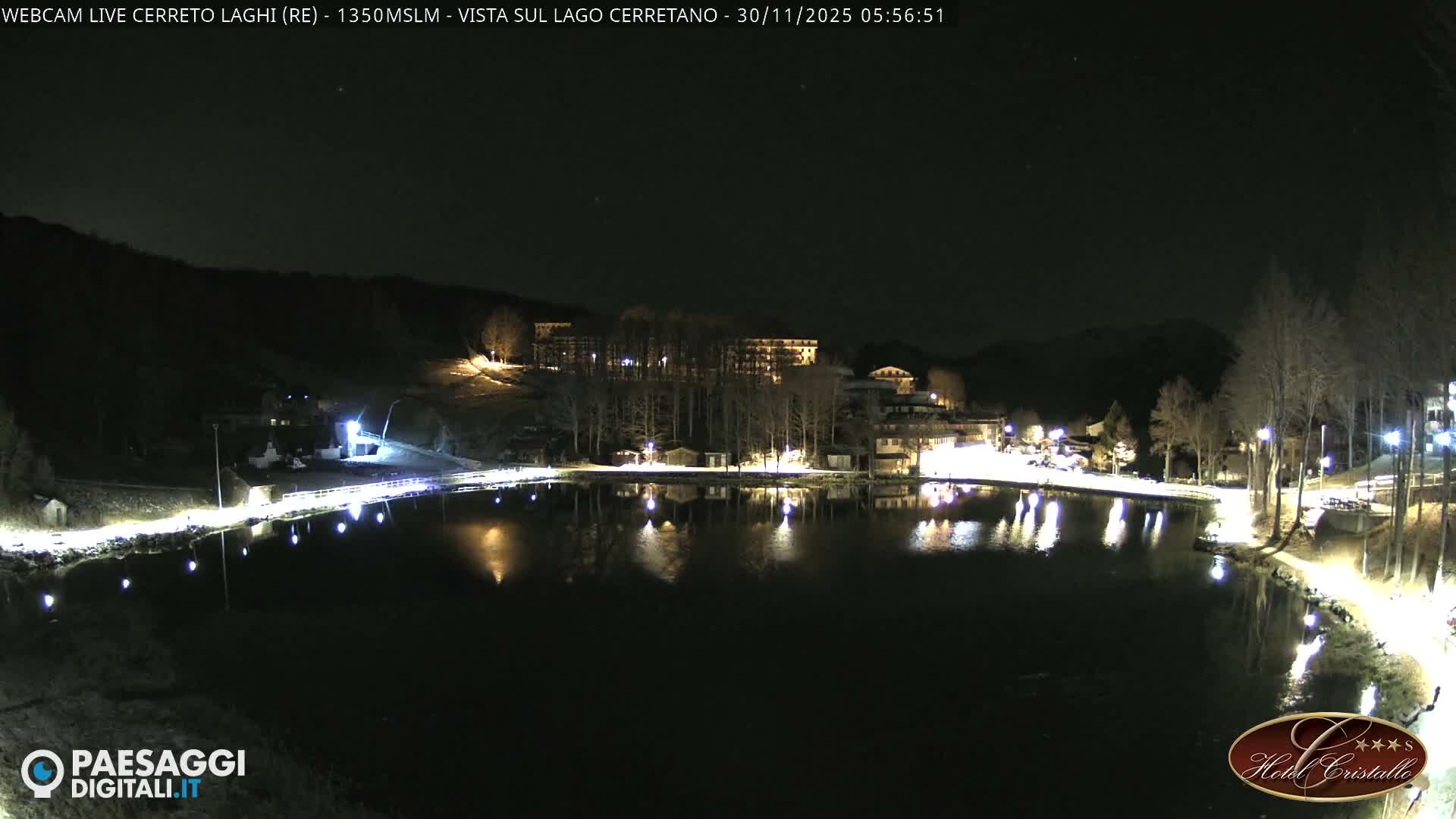 Cerreto Laghi Lake & Alpe di Succiso (Alp of Succiso Mount) Panaromic Live Cam -  Reggio Emilia, Emilia-Romagna, Italy