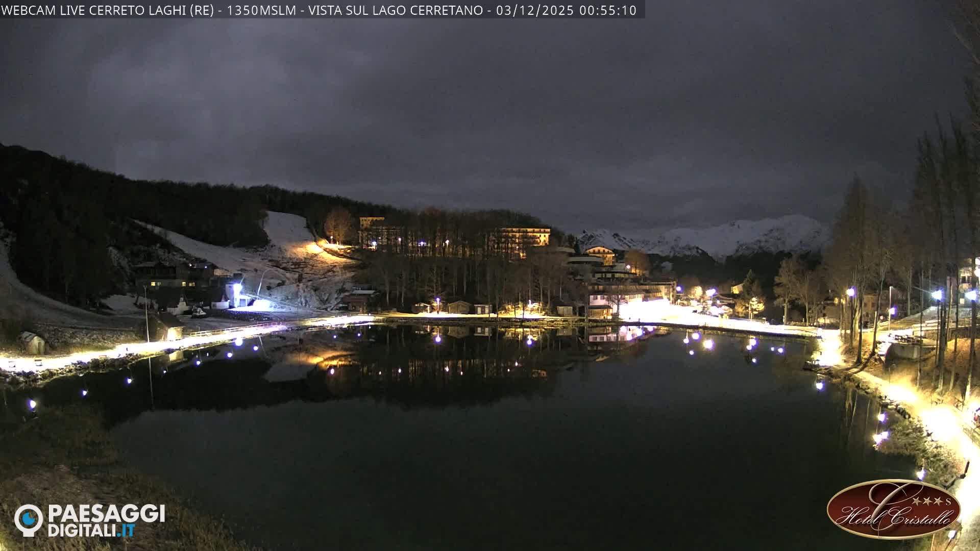 Cerreto Laghi Lake & Alpe di Succiso (Alp of Succiso Mount) Panaromic Live Cam -  Reggio Emilia, Emilia-Romagna, Italy