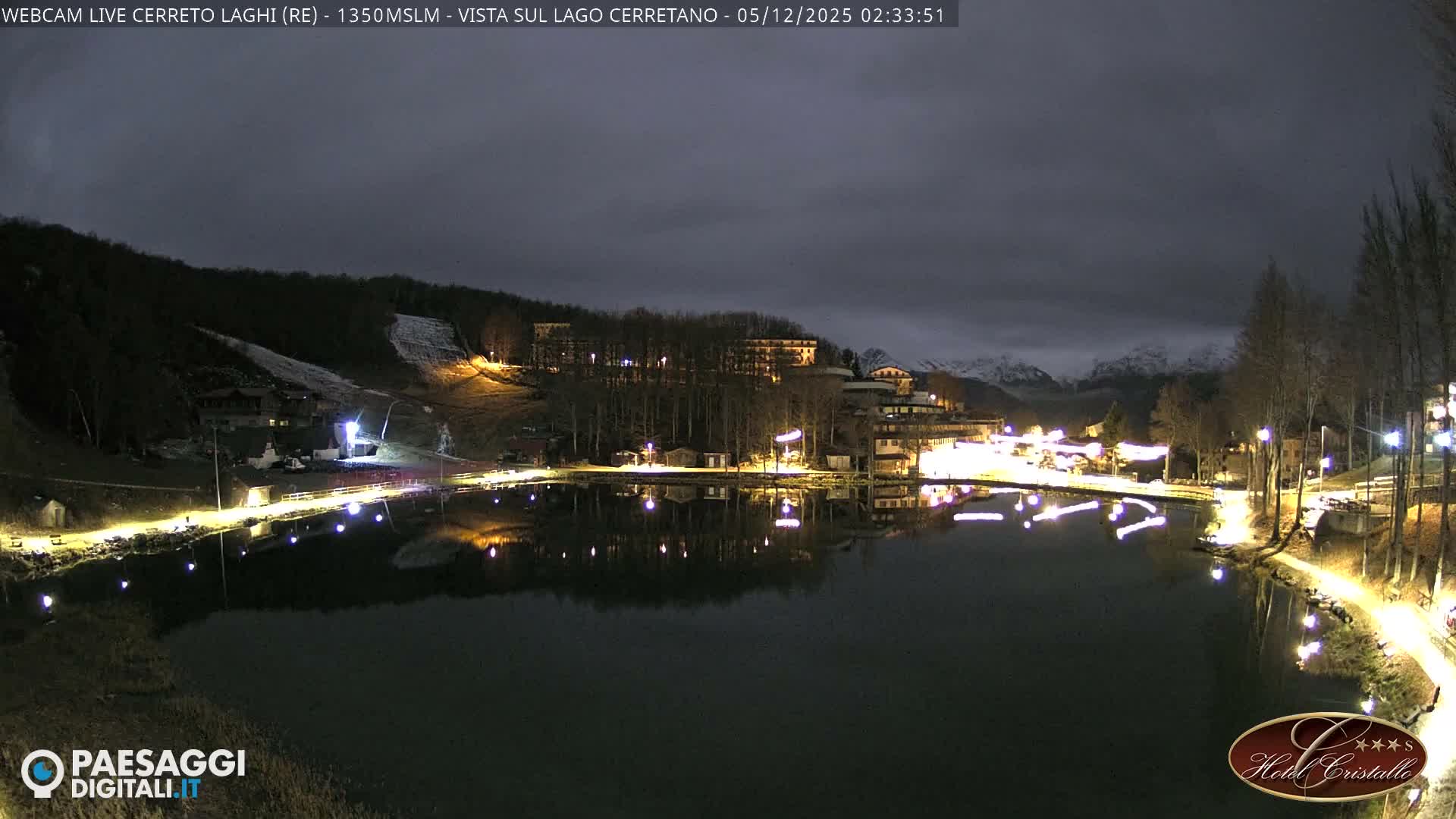 Cerreto Laghi Lake & Alpe di Succiso (Alp of Succiso Mount) Panaromic Live Cam -  Reggio Emilia, Emilia-Romagna, Italy