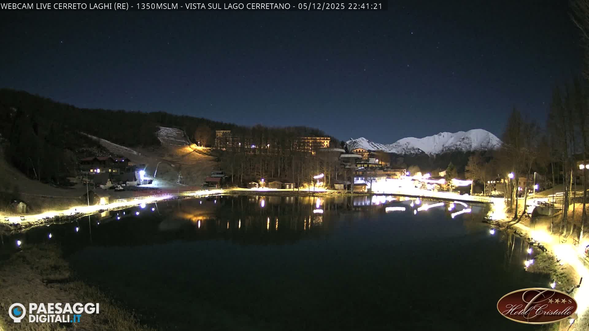 Cerreto Laghi Lake & Alpe di Succiso (Alp of Succiso Mount) Panaromic Live Cam -  Reggio Emilia, Emilia-Romagna, Italy