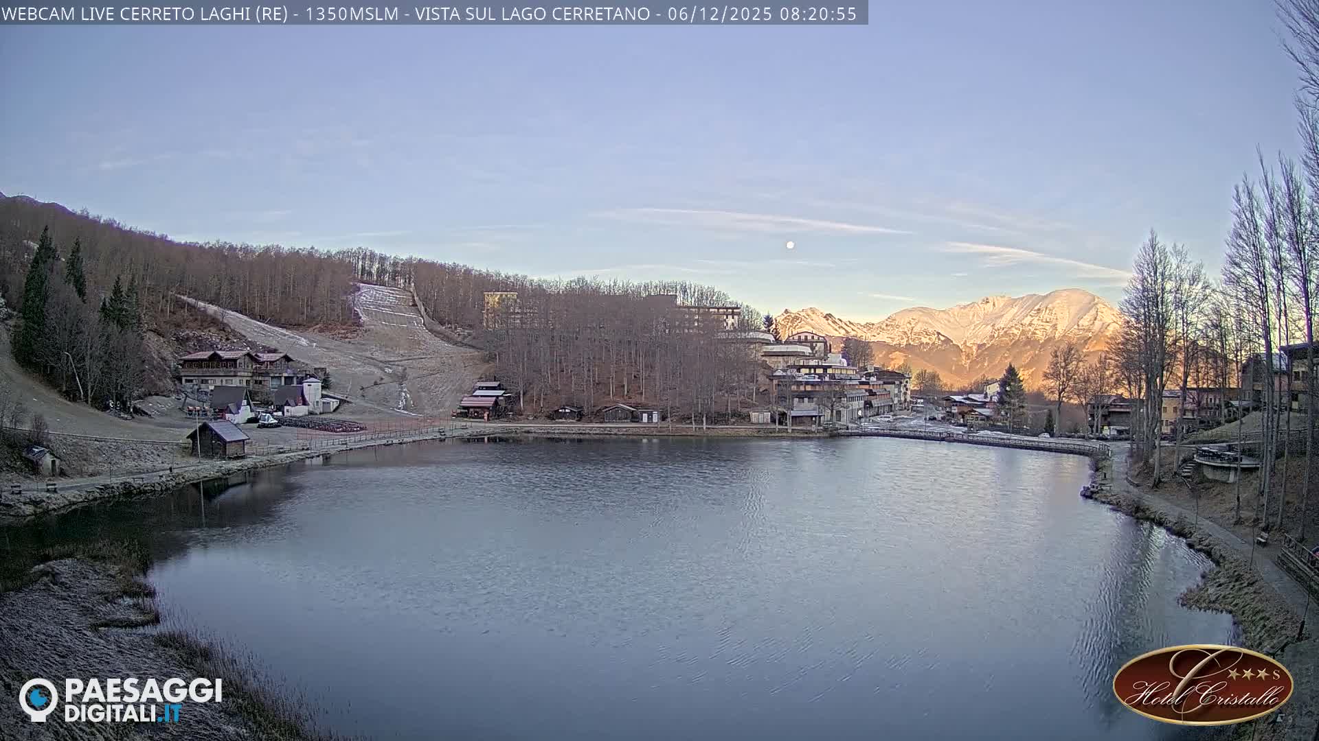 Cerreto Laghi Lake & Alpe di Succiso (Alp of Succiso Mount) Panaromic Live Cam -  Reggio Emilia, Emilia-Romagna, Italy