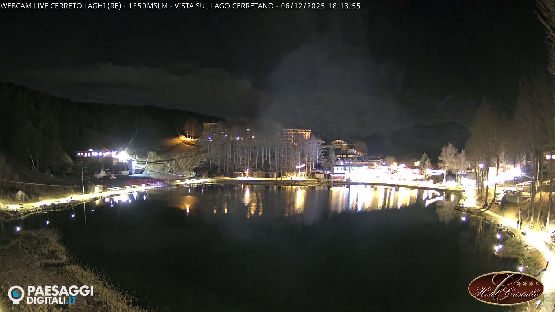 Cerreto Laghi Lake & Alpe di Succiso (Alp of Succiso Mount) Panaromic Live Cam -  Reggio Emilia, Emilia-Romagna, Italy