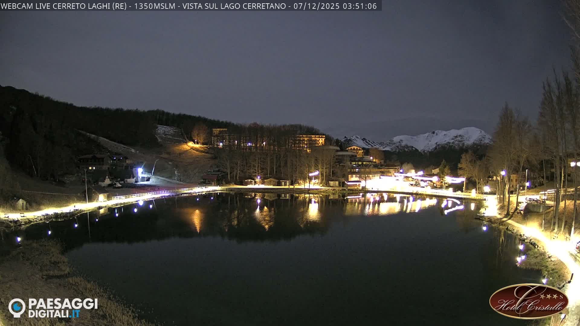 Cerreto Laghi Lake & Alpe di Succiso (Alp of Succiso Mount) Panaromic Live Cam -  Reggio Emilia, Emilia-Romagna, Italy