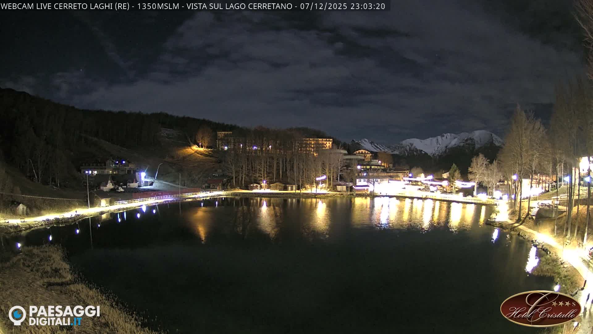 Cerreto Laghi Lake & Alpe di Succiso (Alp of Succiso Mount) Panaromic Live Cam -  Reggio Emilia, Emilia-Romagna, Italy