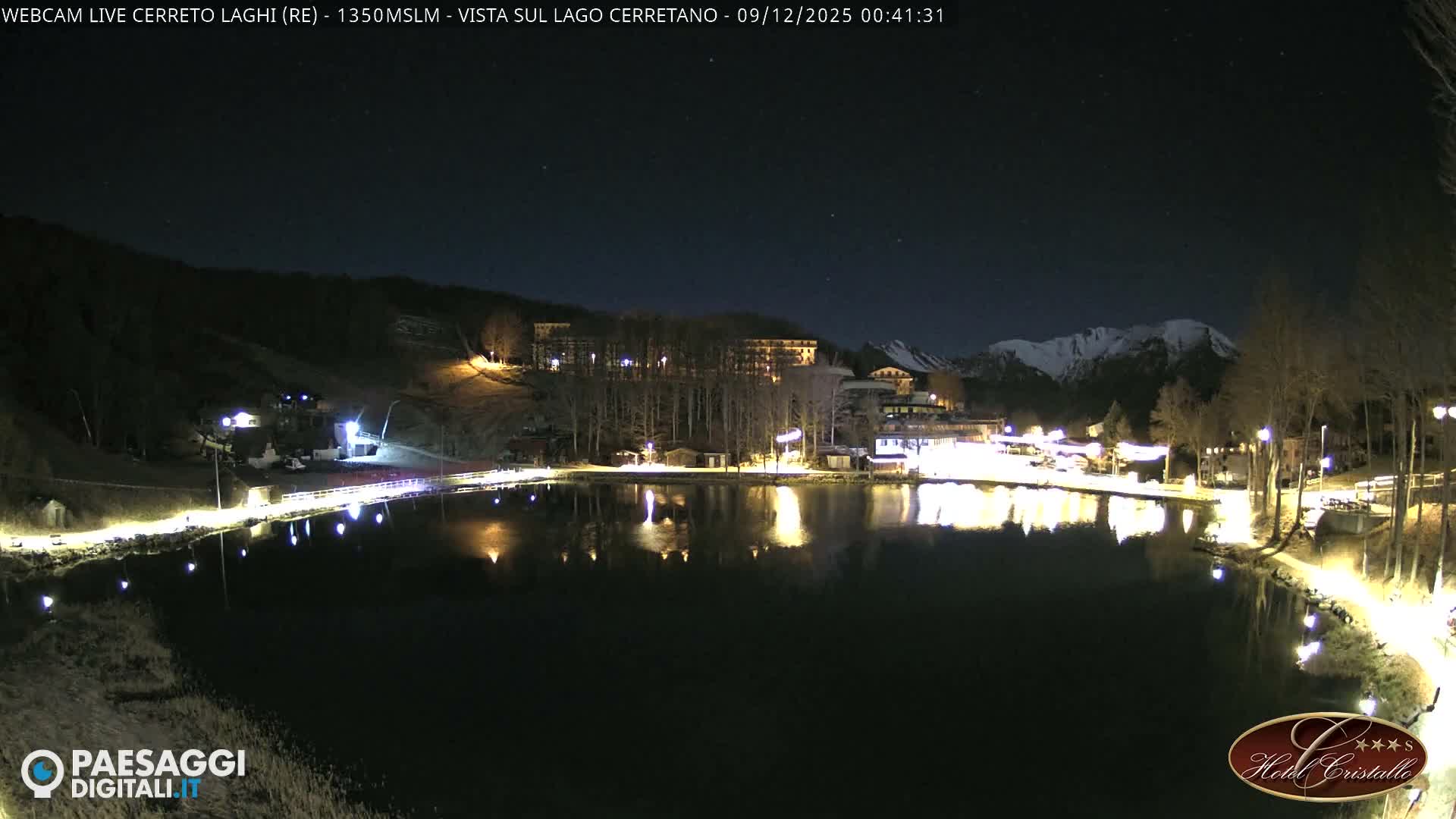 Cerreto Laghi Lake & Alpe di Succiso (Alp of Succiso Mount) Panaromic Live Cam -  Reggio Emilia, Emilia-Romagna, Italy